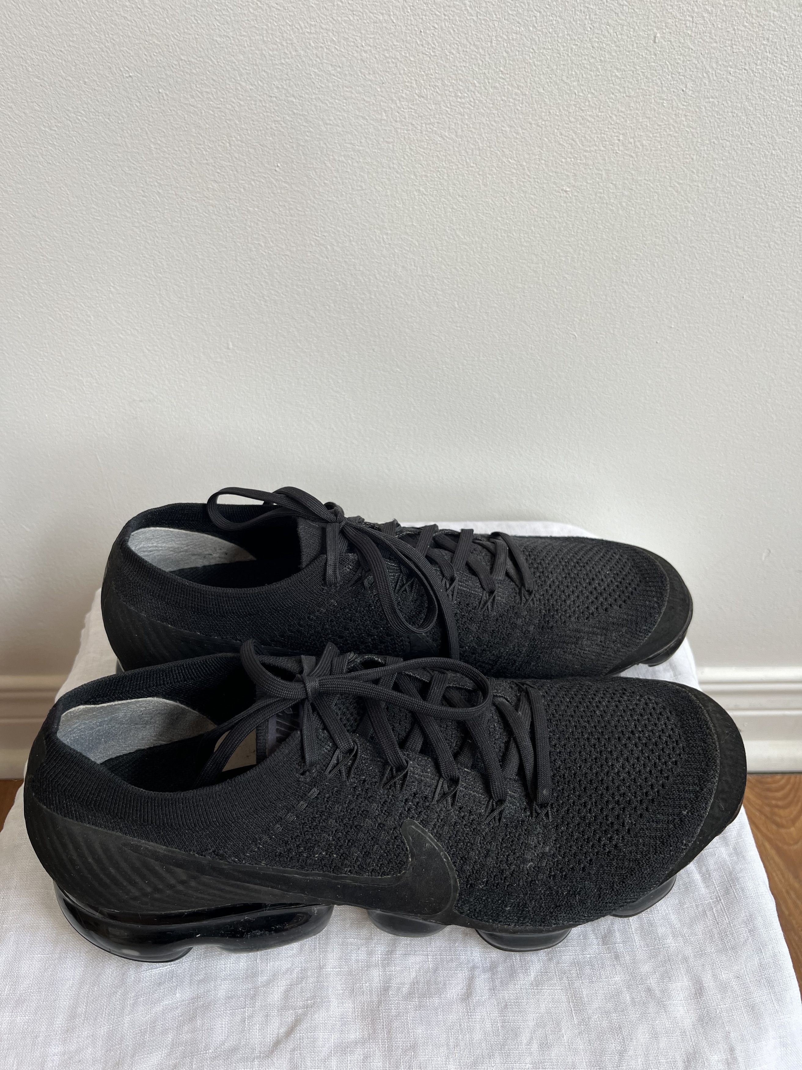 Nike Black 'NikeLab' Air VaporMax Running Sneakers (2017) Size US 11 / EU 44 - 5 Thumbnail