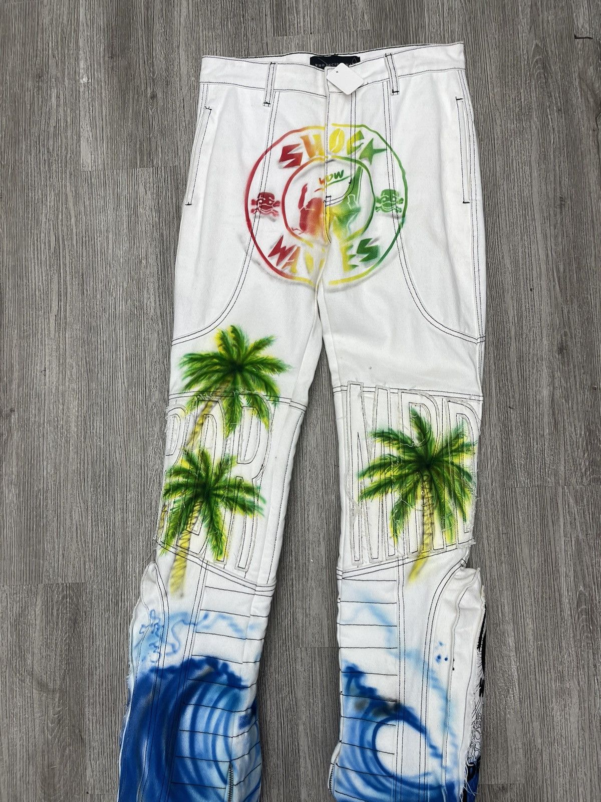 Who Decides War Who Decides War “bridgetown” jeans (white) Size US 30 / EU 46 - 1 Thumbnail