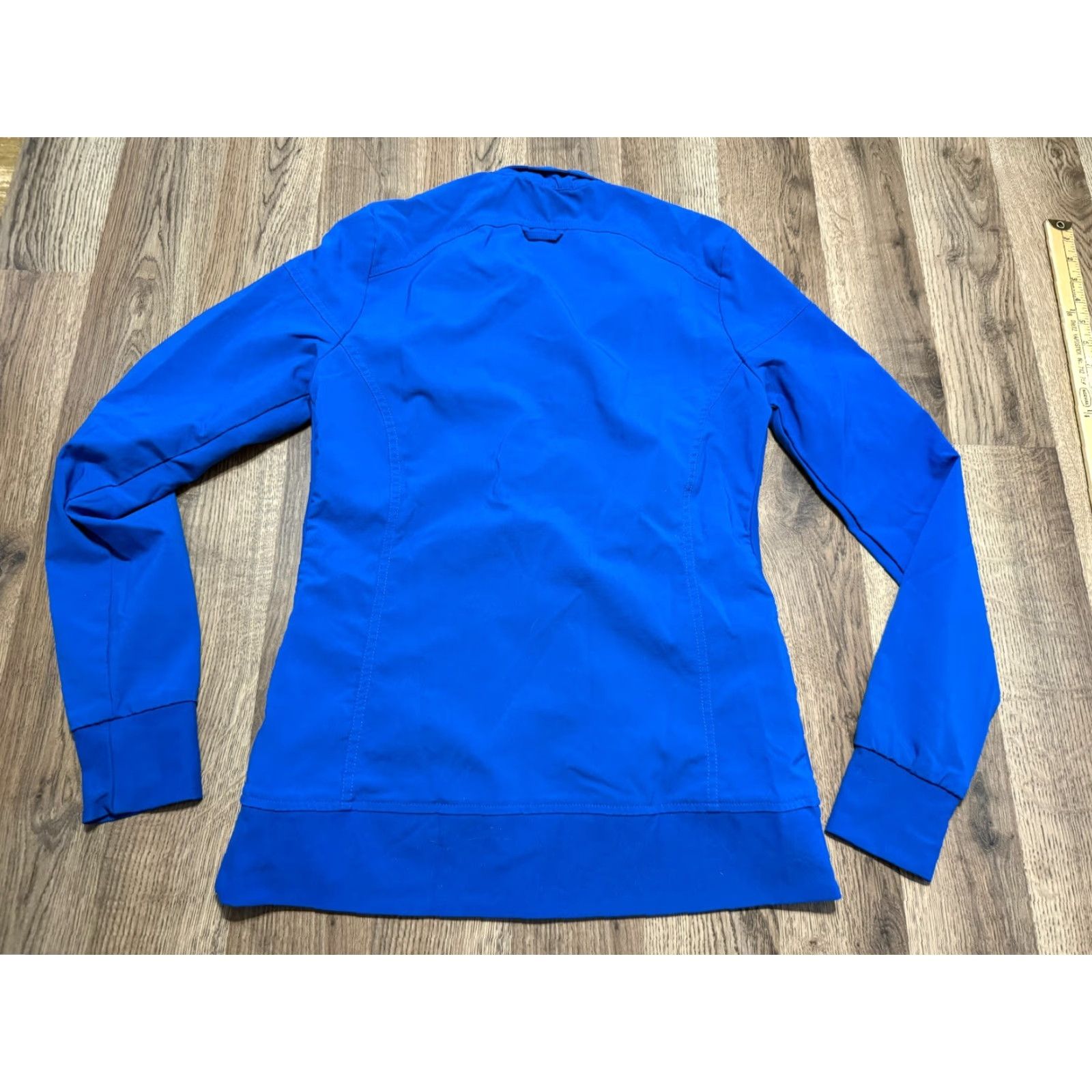 Vintage iflex Shirt Womens XS Blue Long Sleeve Full Zip Activewear Casual Modern Size XS / US 0-2 / IT 36-38 - 2 Thumbnail