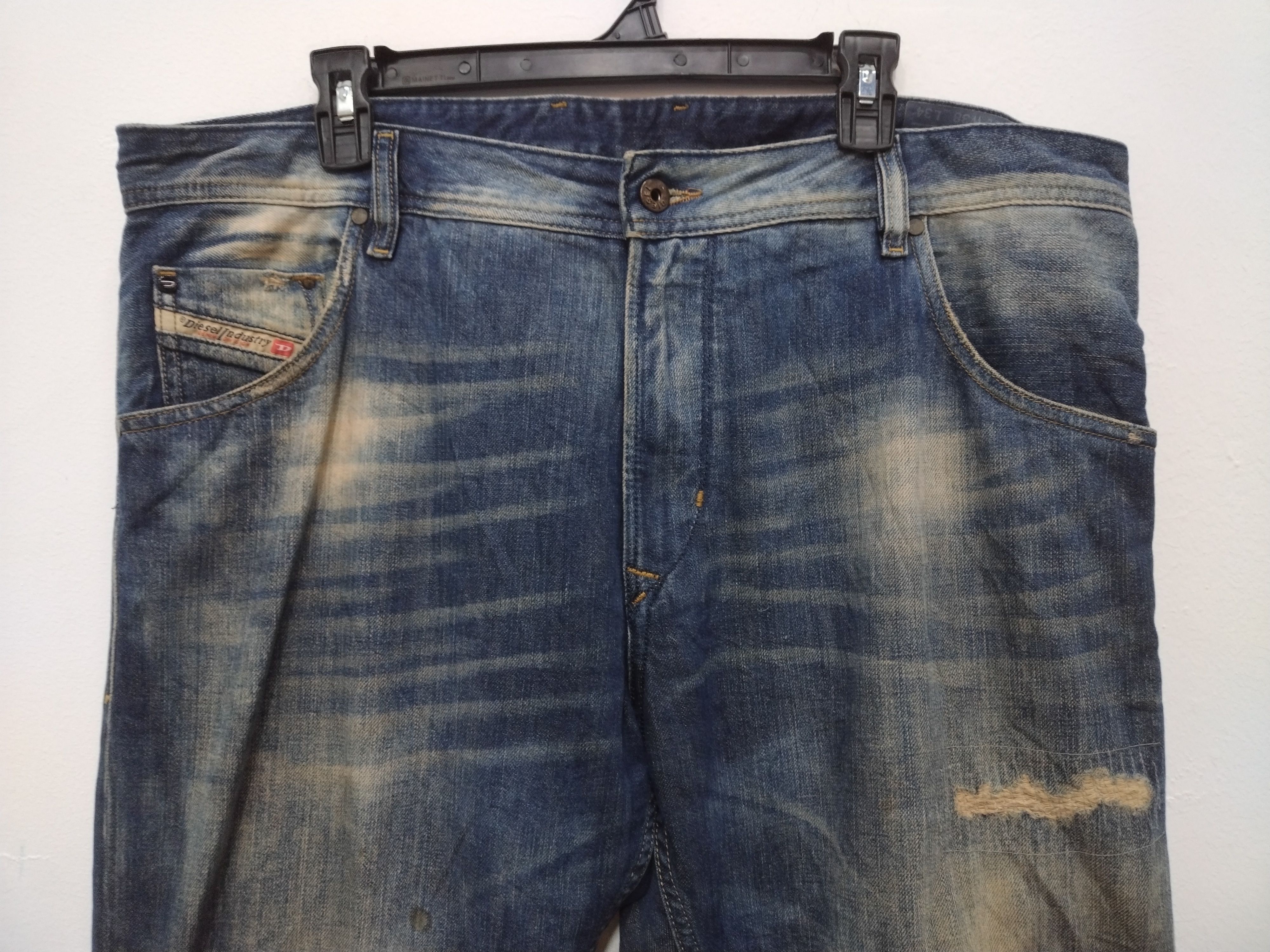 Diesel 🔥💥Crazy cool Diesel distressed regular slim carrot Jean Size US 38 / EU 54 - 5 Thumbnail