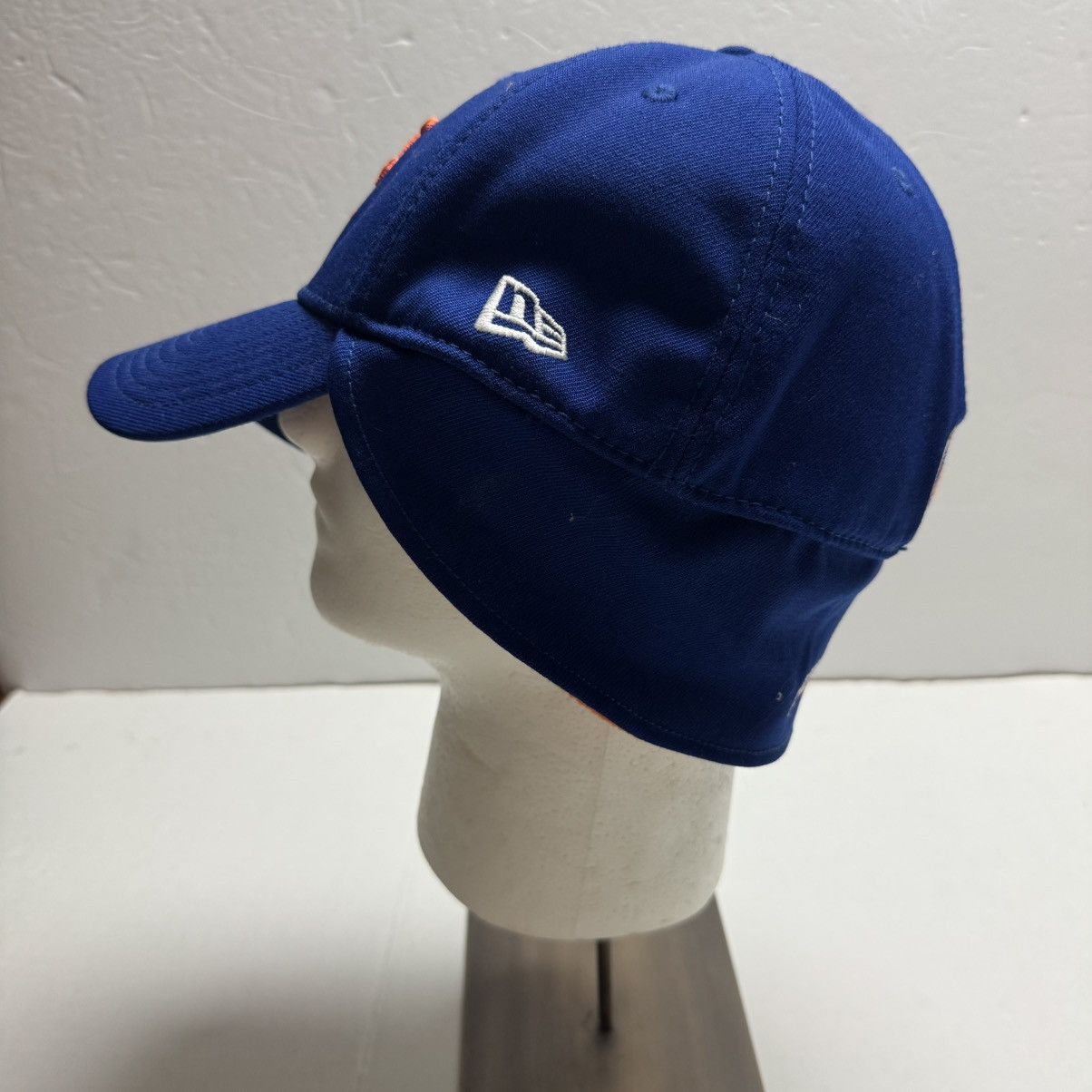New Era RARE New Era NY Mets Fitted Hat W/ Flip Down Protector S/M Size ONE SIZE - 5 Thumbnail
