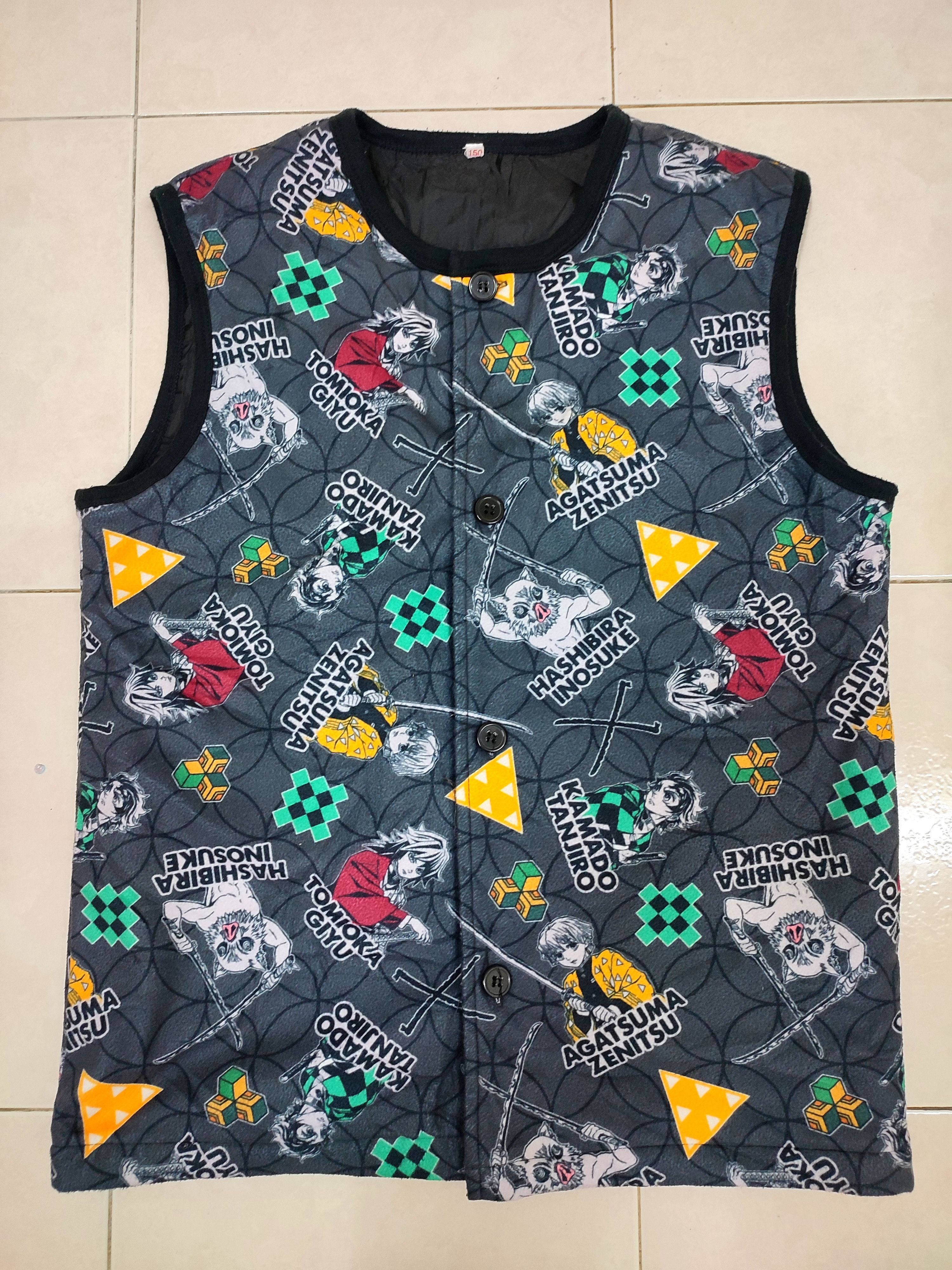 Anime × Japanese Brand × Vintage 💥 Vintage 💥 Demon Slayer Character Sleeveless Size US S / EU 44-46 / 1 - 1 Thumbnail