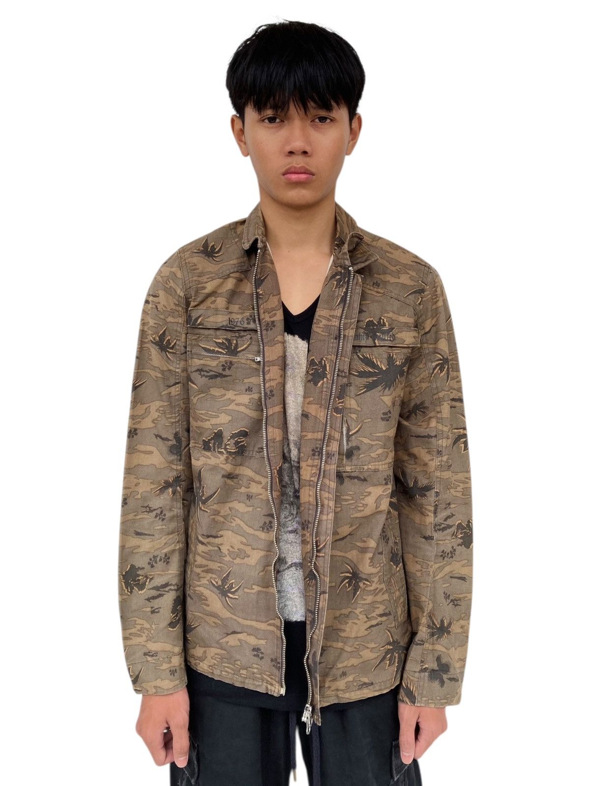 If Six Was Nine 2000s Whiz Limited - Ocean Camo Shirt Jacket Size US M / EU 48-50 / 2 - 2 Thumbnail