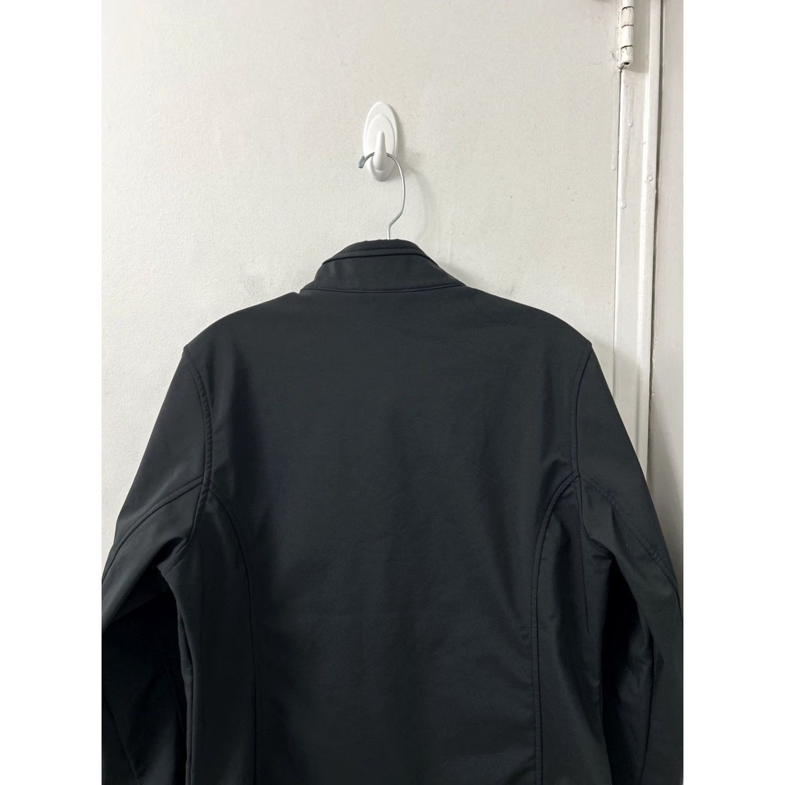 Vintage Clique Jacket Womens L Black Softshell Fleece Lined Size L / US 10 / IT 46 - 7 Thumbnail