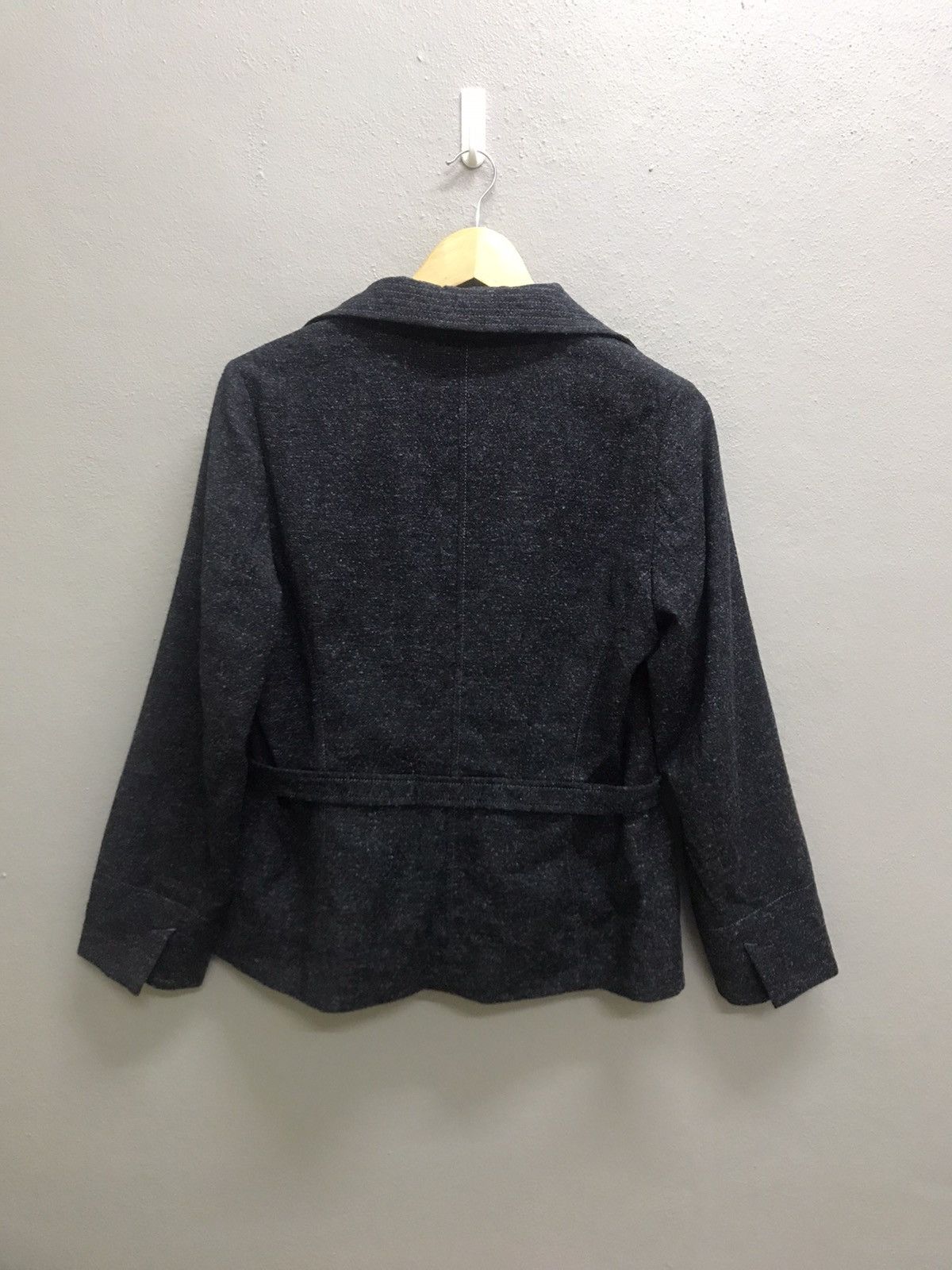 Japanese Brand VINTAGE f.CAMINO TWEED BELTED JACKET COATS Size XS / US 0-2 / IT 36-38 - 6 Thumbnail