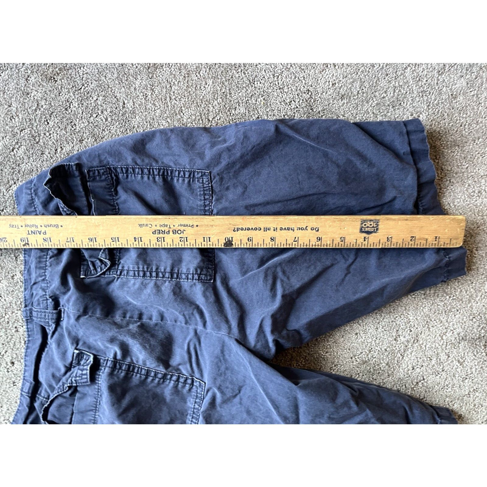 Gap VINTAGE Gap Shorts Mens 29 Navy Blue Flat Front Relaxed Fit Cotton Chino 90s Preppy Mens Size US 29 - 4 Thumbnail