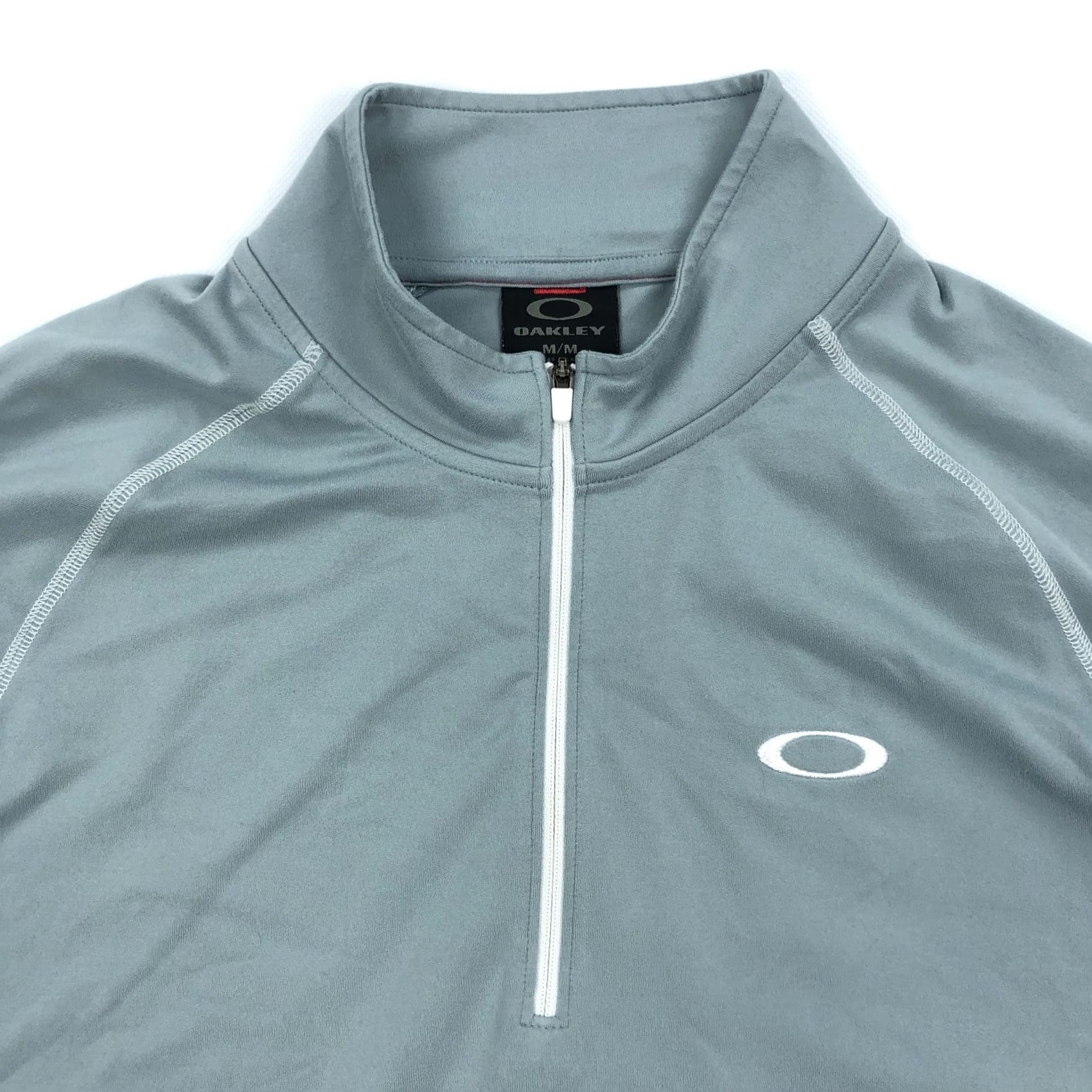 Oakley Oakley Men's M Hydrolix Performance Quarter Zip Pullover Activewear Top Shirt Green Size US M / EU 48-50 / 2 - 2 Thumbnail
