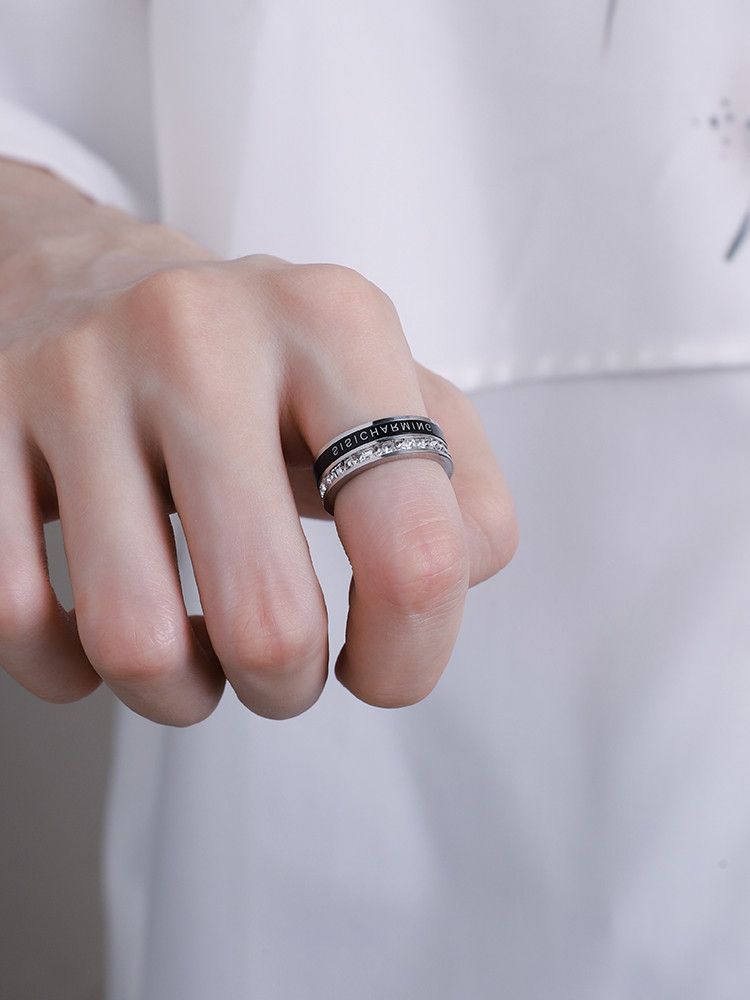 Jewelry New Trend Jewelry Rings Open Size Chrome Ring (Size 7-13) Size ONE SIZE - 3 Thumbnail