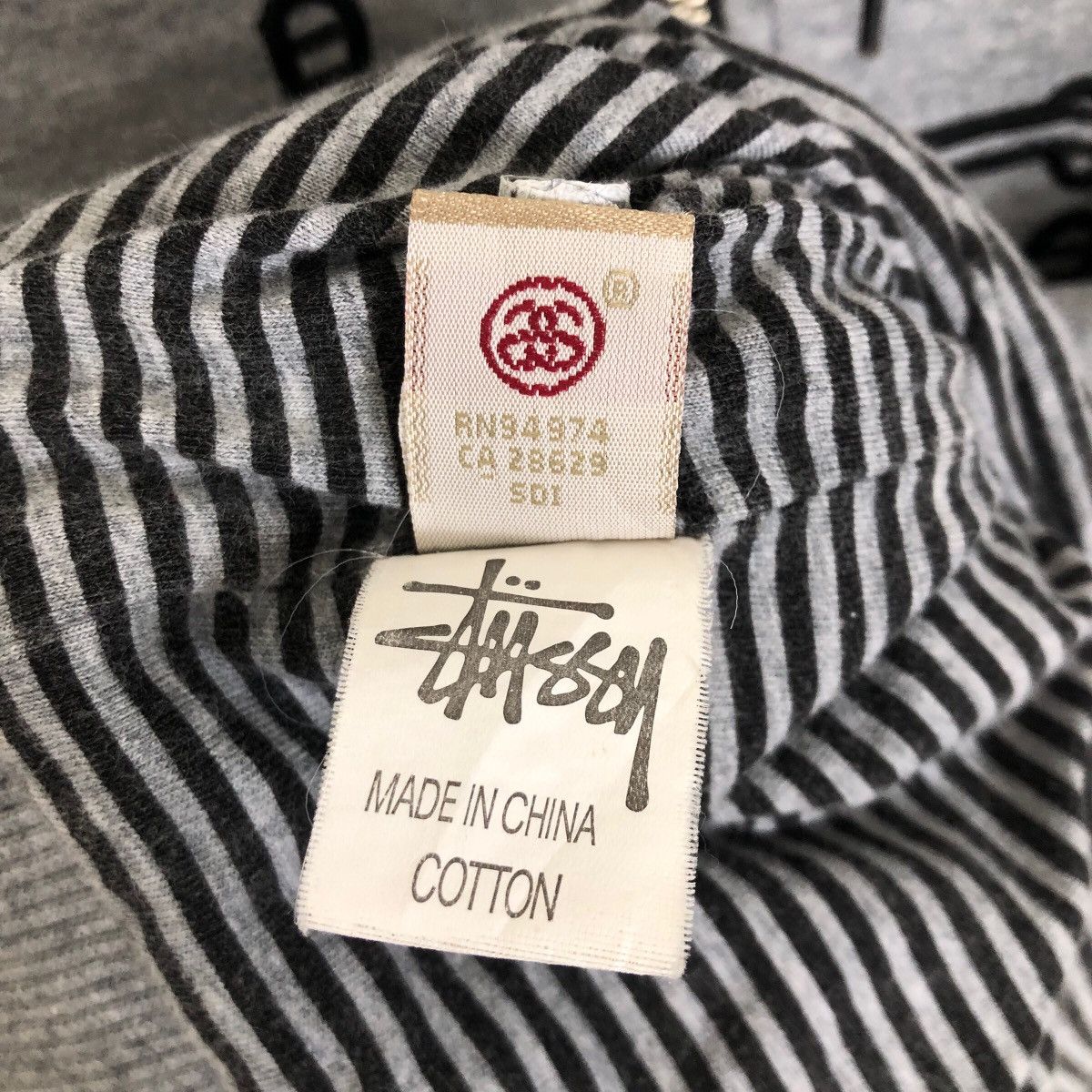 Vintage Stussy Hooded Sweater Zip Up Hoodie Sweatshirt