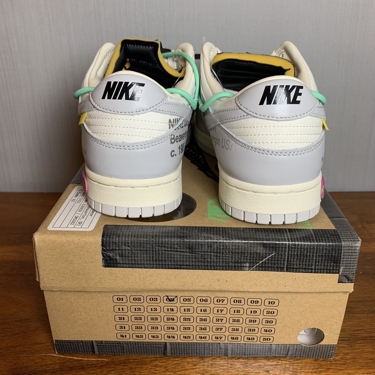 Nike × Off-White Off-White Nike Dunk Low Lot 4 Size US 11 / EU 44 - 8 Thumbnail