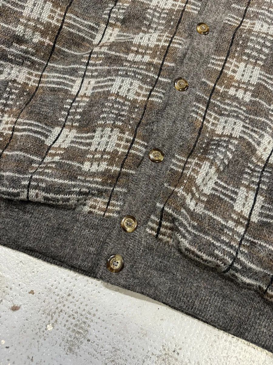 Yves Saint Laurent 1980s Yves Saint Laurent Brown Wool Bomber Cardigan Jacket Size US L / EU 52-54 / 3 - 9 Thumbnail