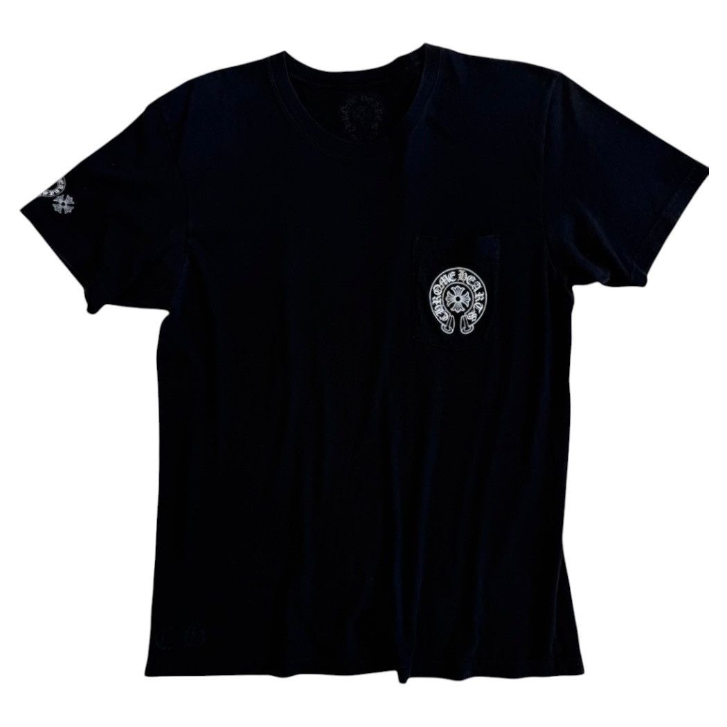 Chrome Hearts Chrome Hearts Multi Color Cross Black T Shirt | Grailed