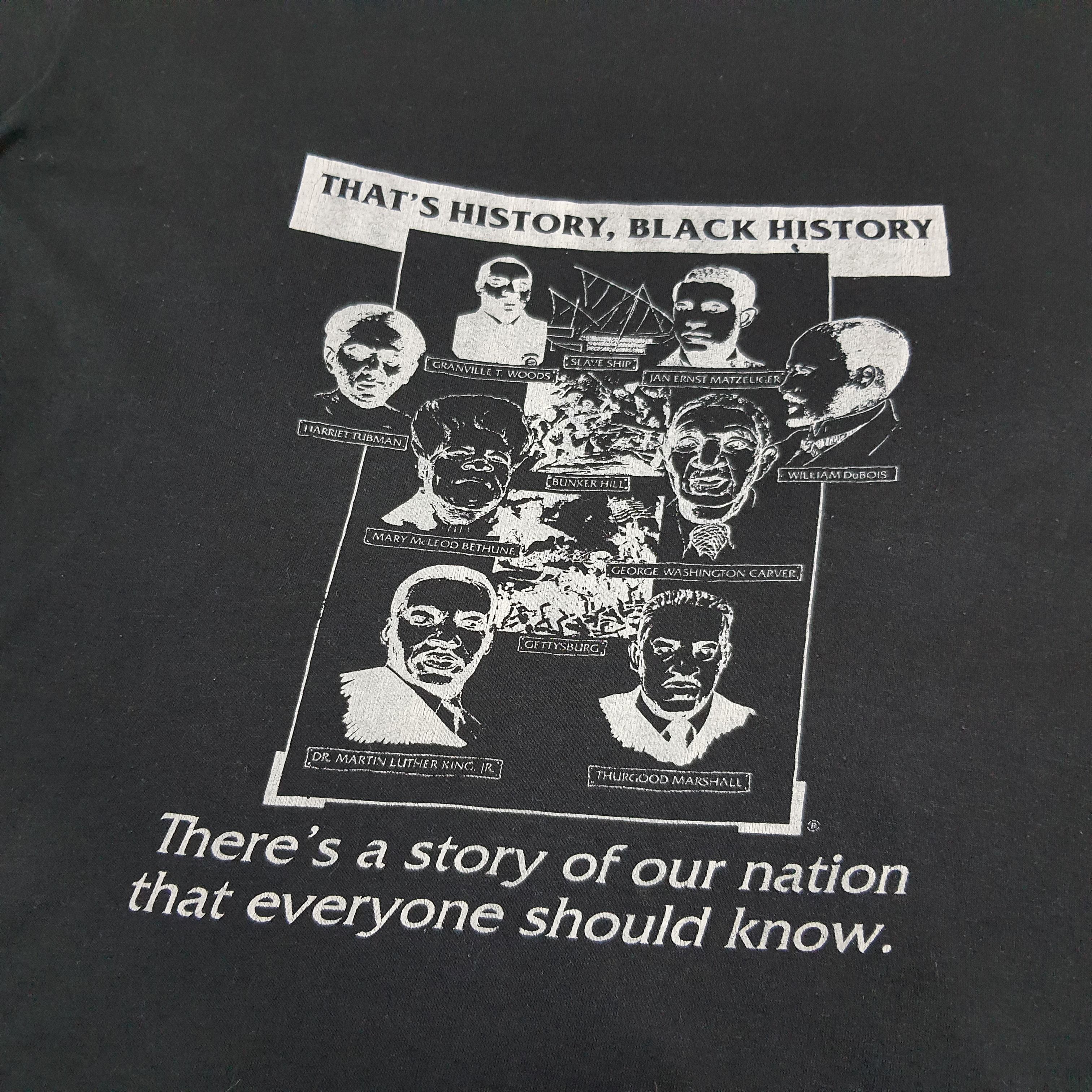 Vintage Vintage Black History Month America T-shirt Size US L / EU 52-54 / 3 - 2 Thumbnail