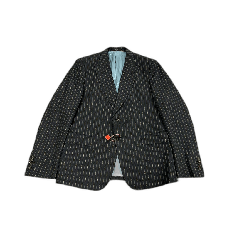 Gucci Gucci Horsebit Printed Suit Jacket Size US XXL / EU 58 / 5 - 1 Thumbnail