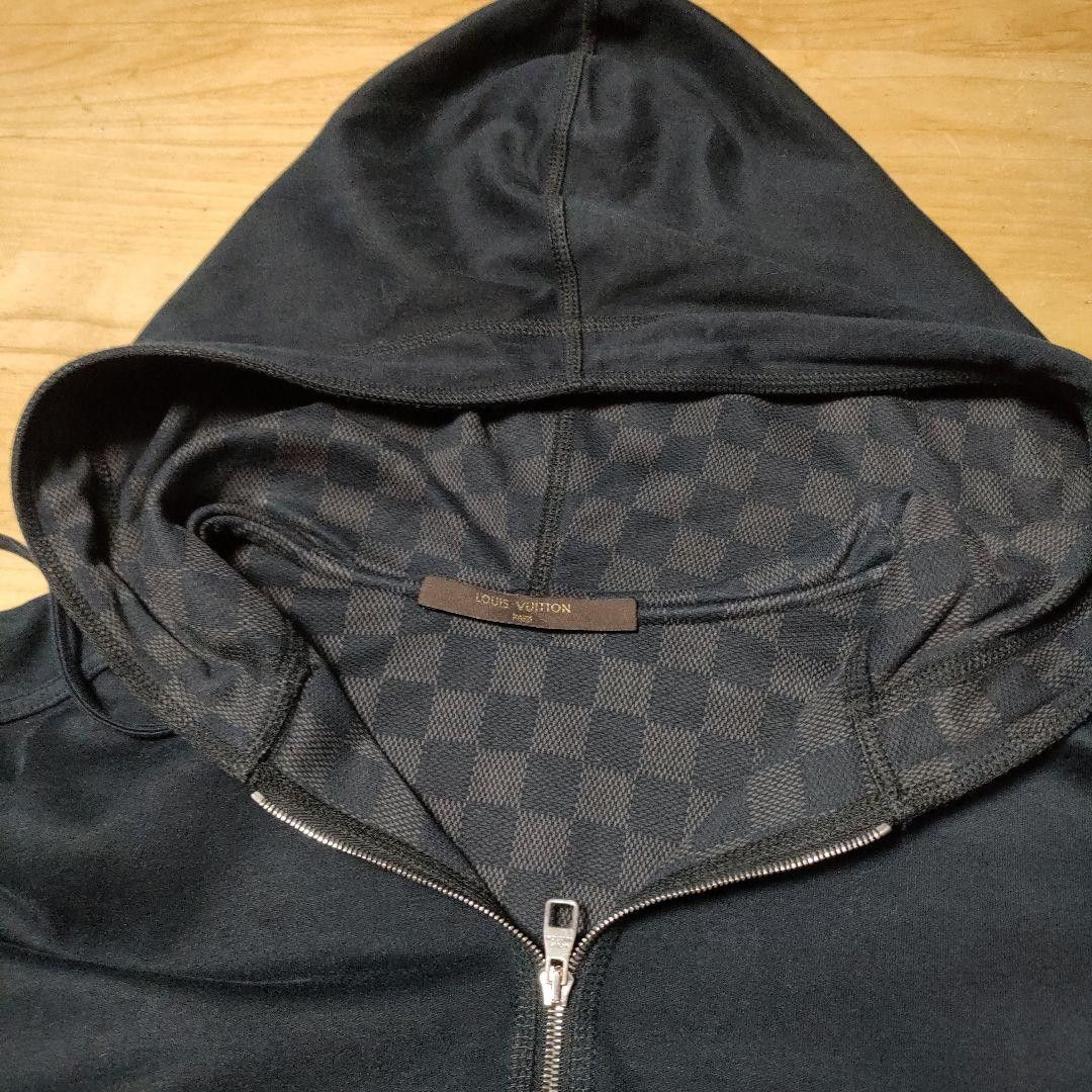Louis Vuitton Louis Vuitton Black Damier Hoodie Parka Size US XS / EU 42 / 0 - 5 Thumbnail