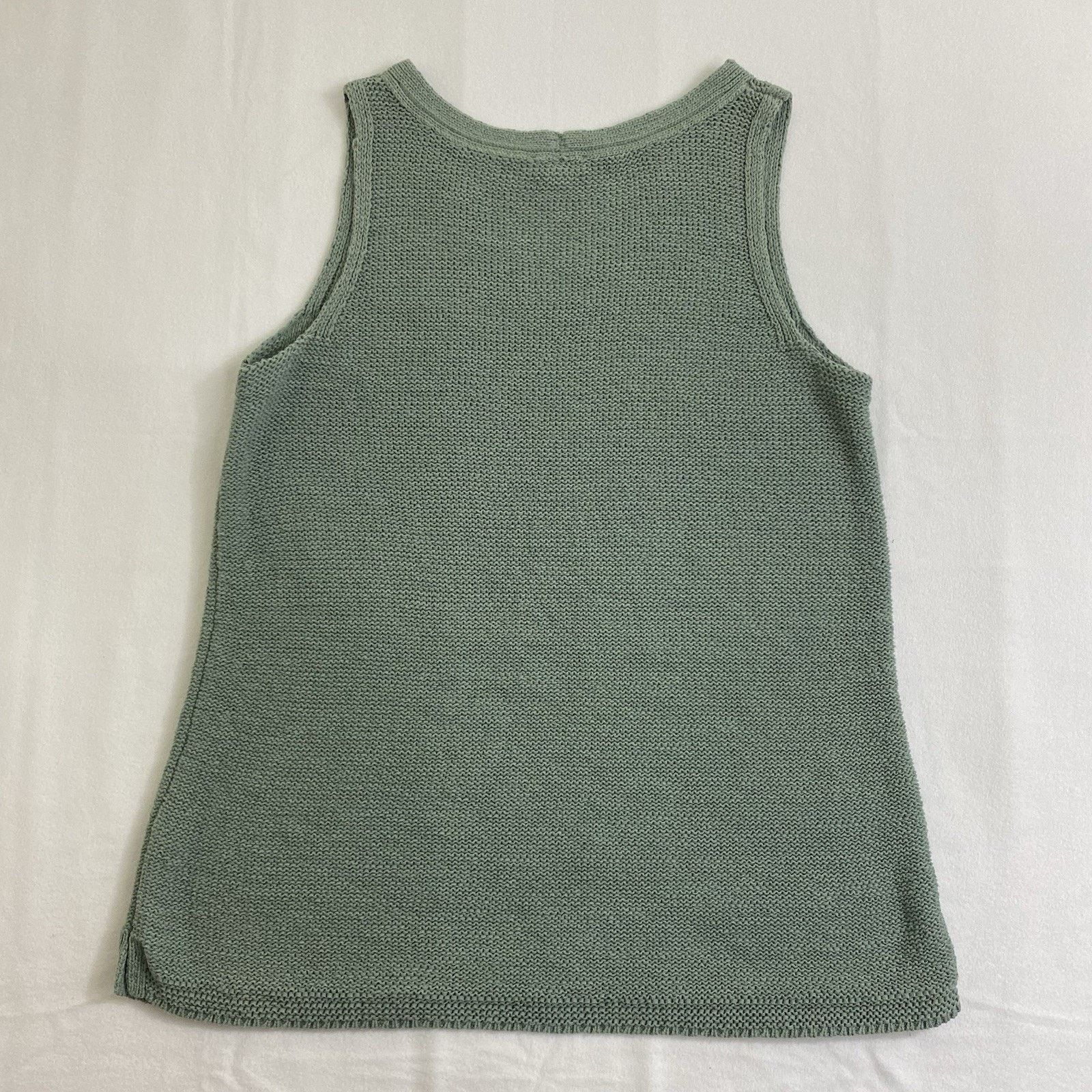 J. Jill J.Jill Marled green textured V-neck Tank Top Womens Large Size L / US 10 / IT 46 - 7 Thumbnail
