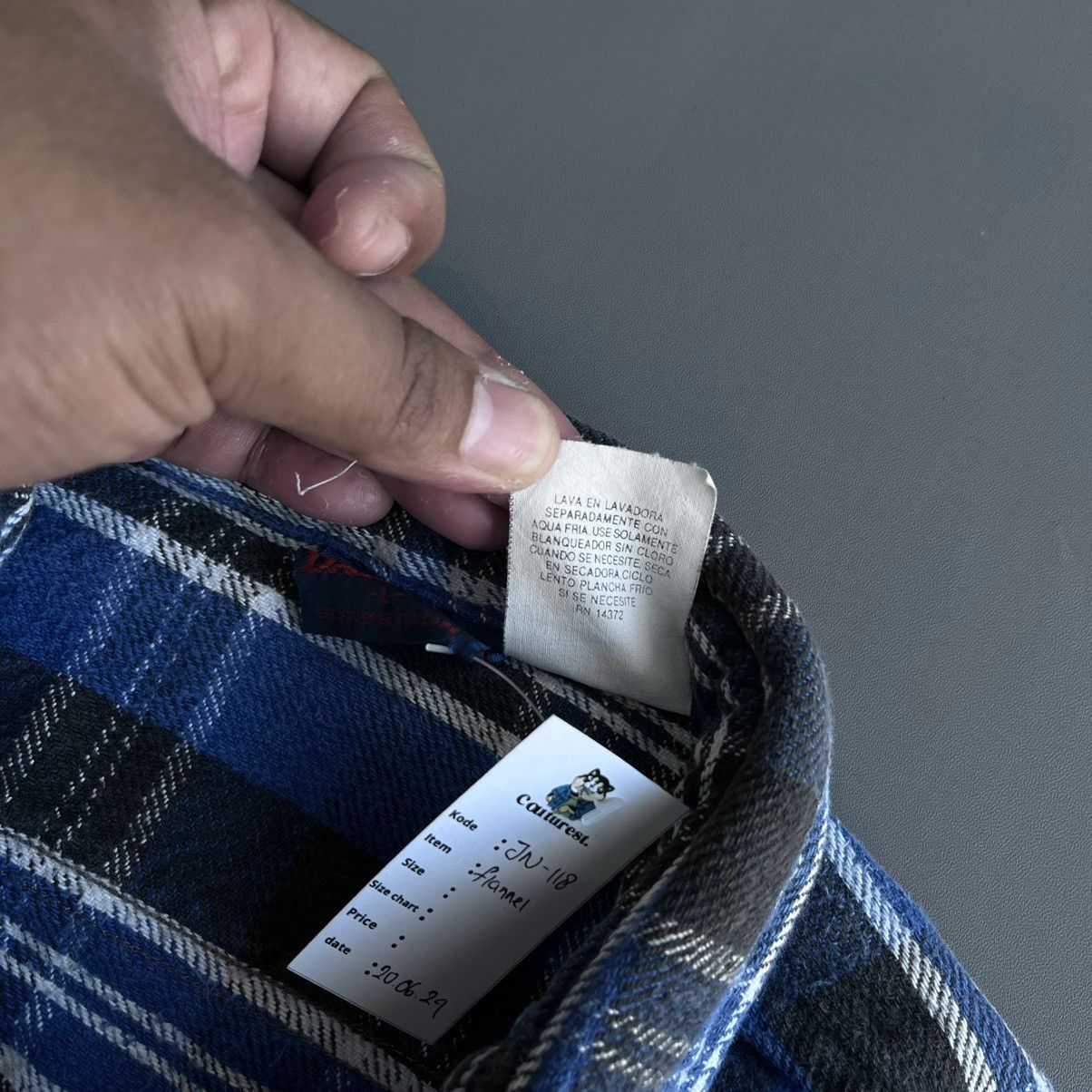 Flannel × Vintage Vintage 90's Flannel Shirt Double Pocket Size US L / EU 52-54 / 3 - 5 Thumbnail
