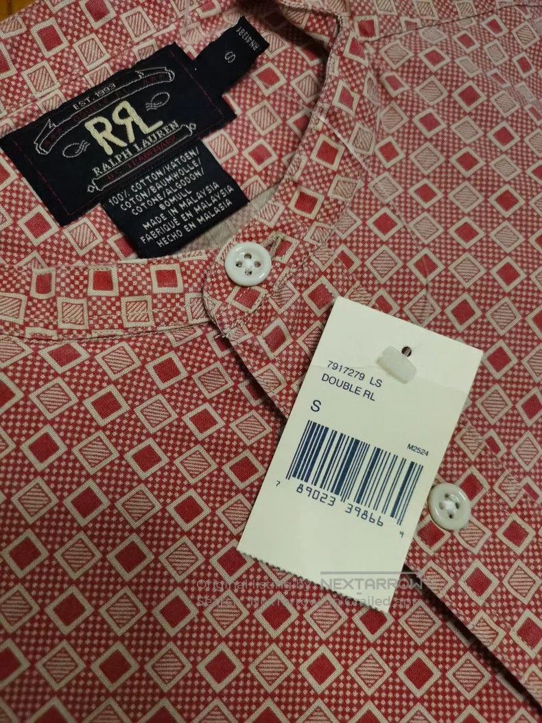 RRL Ralph Lauren RRL Ralph Lauren Samsung Henry collar French shirt with ne Size US S / EU 44-46 / 1 - 1 Thumbnail