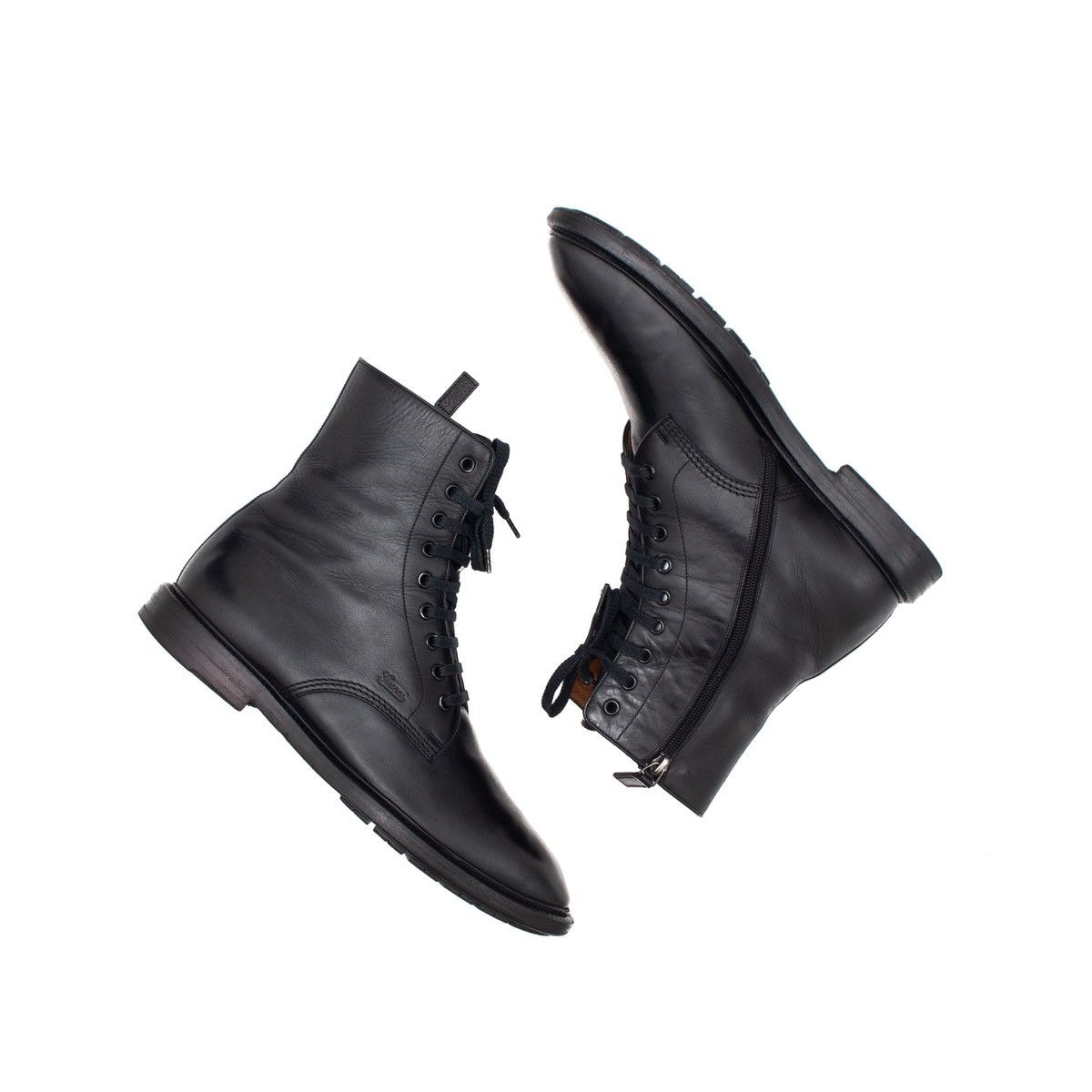 Gucci × Tom Ford × Vintage GUCCI Tom Ford Era Men's Leather Side-zip Combat Boot Black Size US 10.5 / EU 43-44 - 8 Thumbnail