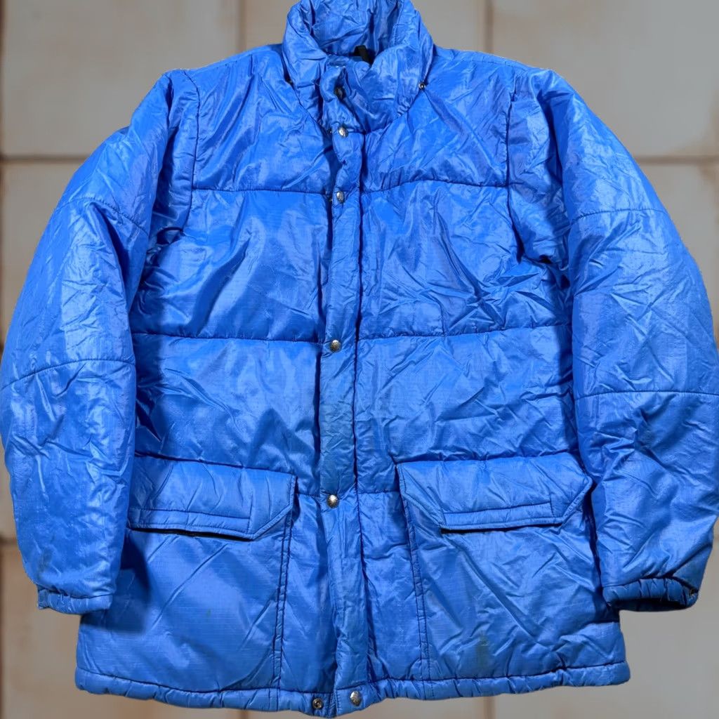 The North Face VINTAGE The North Face Brown Label Jacket Puffer Parka Blue Ripstop XL Mens 70s Size US XL / EU 56 / 4 - 1 Thumbnail