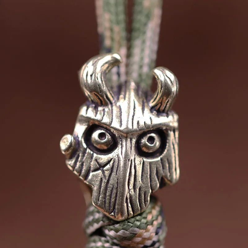 Handmade 3Pcs Forest Guardian Knife Beads Paracord Bead Zipper Charms Size ONE SIZE - 7 Thumbnail
