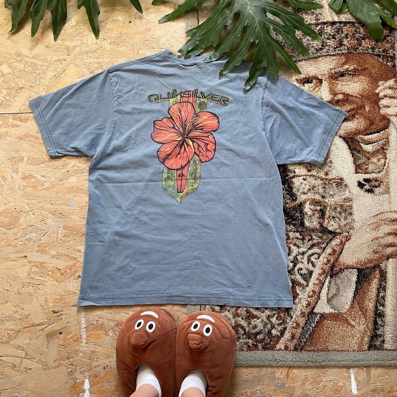 Quiksilver × Vintage VINTAGE 80S-90S QUIKSILVER AMAZING FADED RARE SURF T SHIRT Size US L / EU 52-54 / 3 - 1 Thumbnail