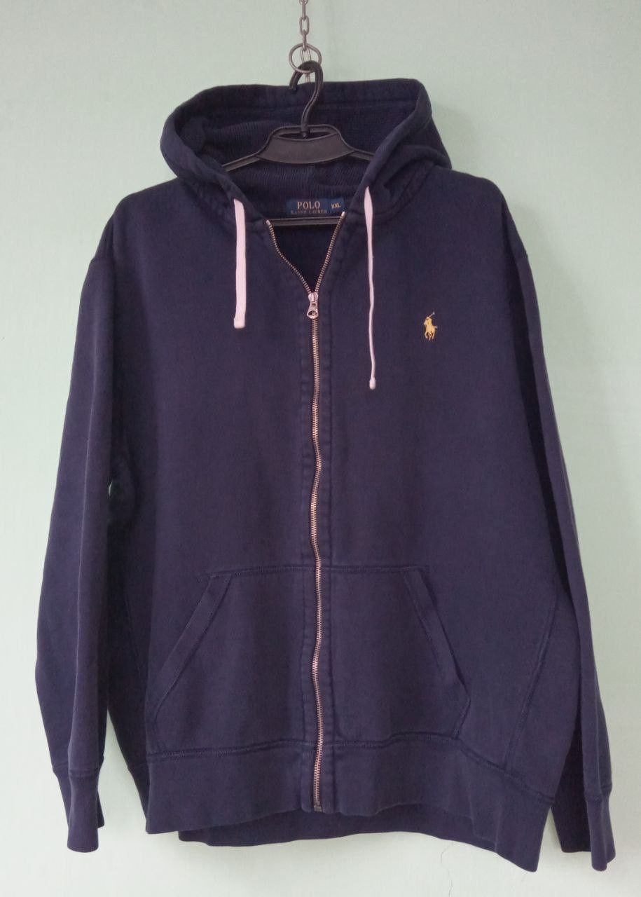 Polo Ralph Lauren Vintage Polo Ralph Lauren Zip Up Hoodie Size US XXL / EU 58 / 5 - 1 Thumbnail