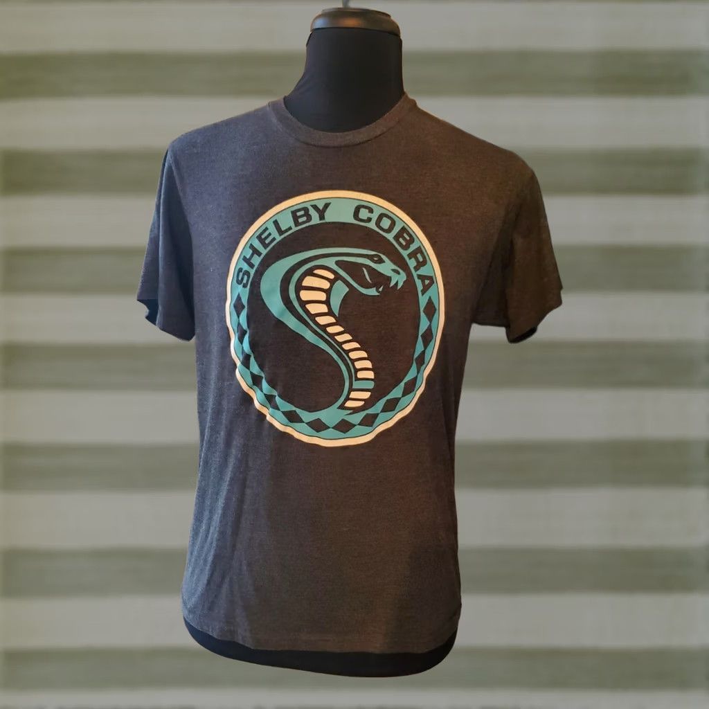 Vintage Shelby Cobra T-Shirt Officially Licensed Black/Gray Size M Men Shirts T-Shirt Cobra Graphic Print Vintage No Size US M / EU 48-50 / 2 - 1 Thumbnail