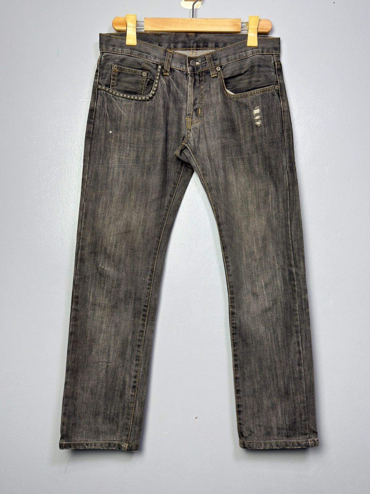 Hysteric Glamour SS06 Sample Distressed Scab Denim | Grailed