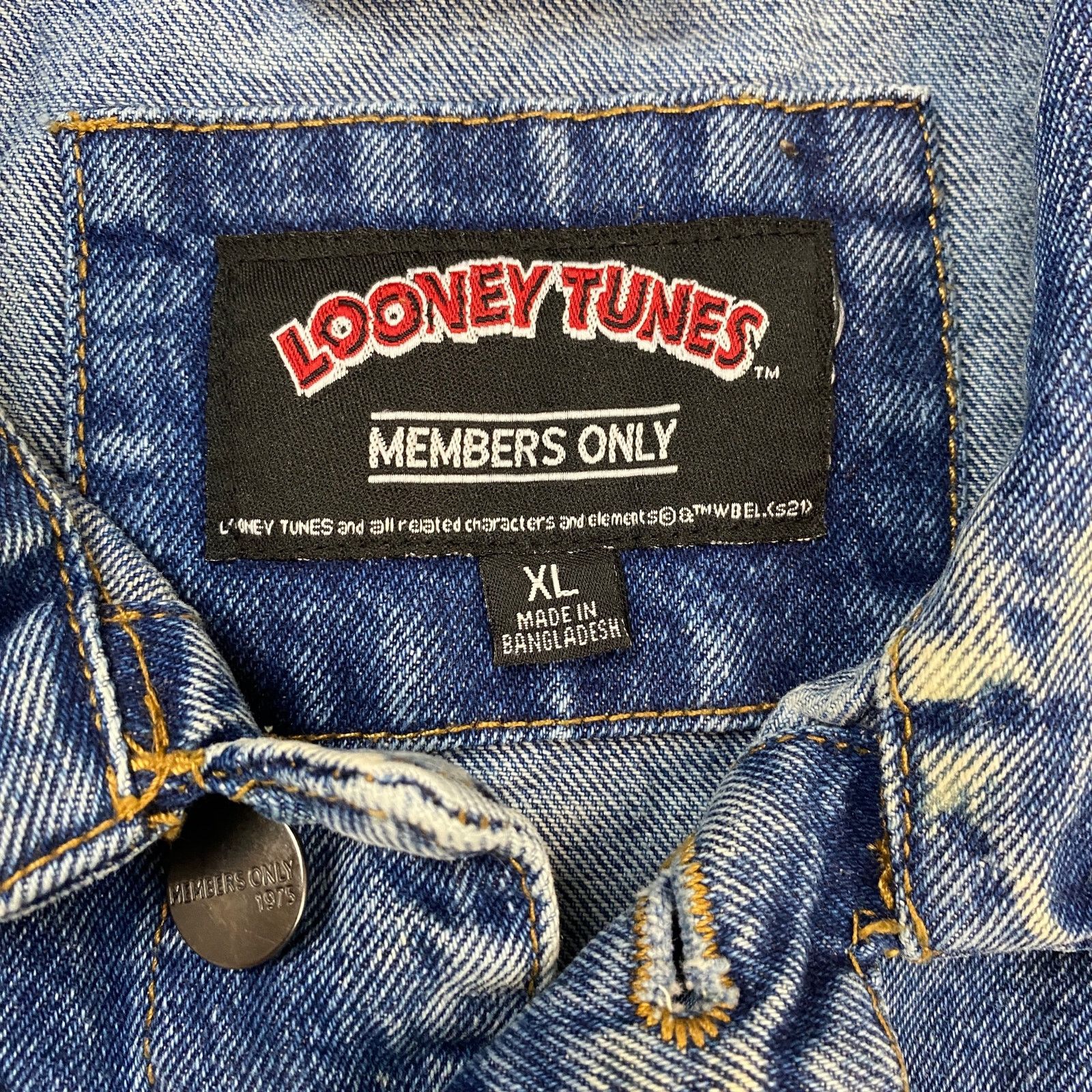 Members Only Members Only Space Jam A New Legacy Denim Jacket Size XL Size US XL / EU 56 / 4 - 5 Thumbnail