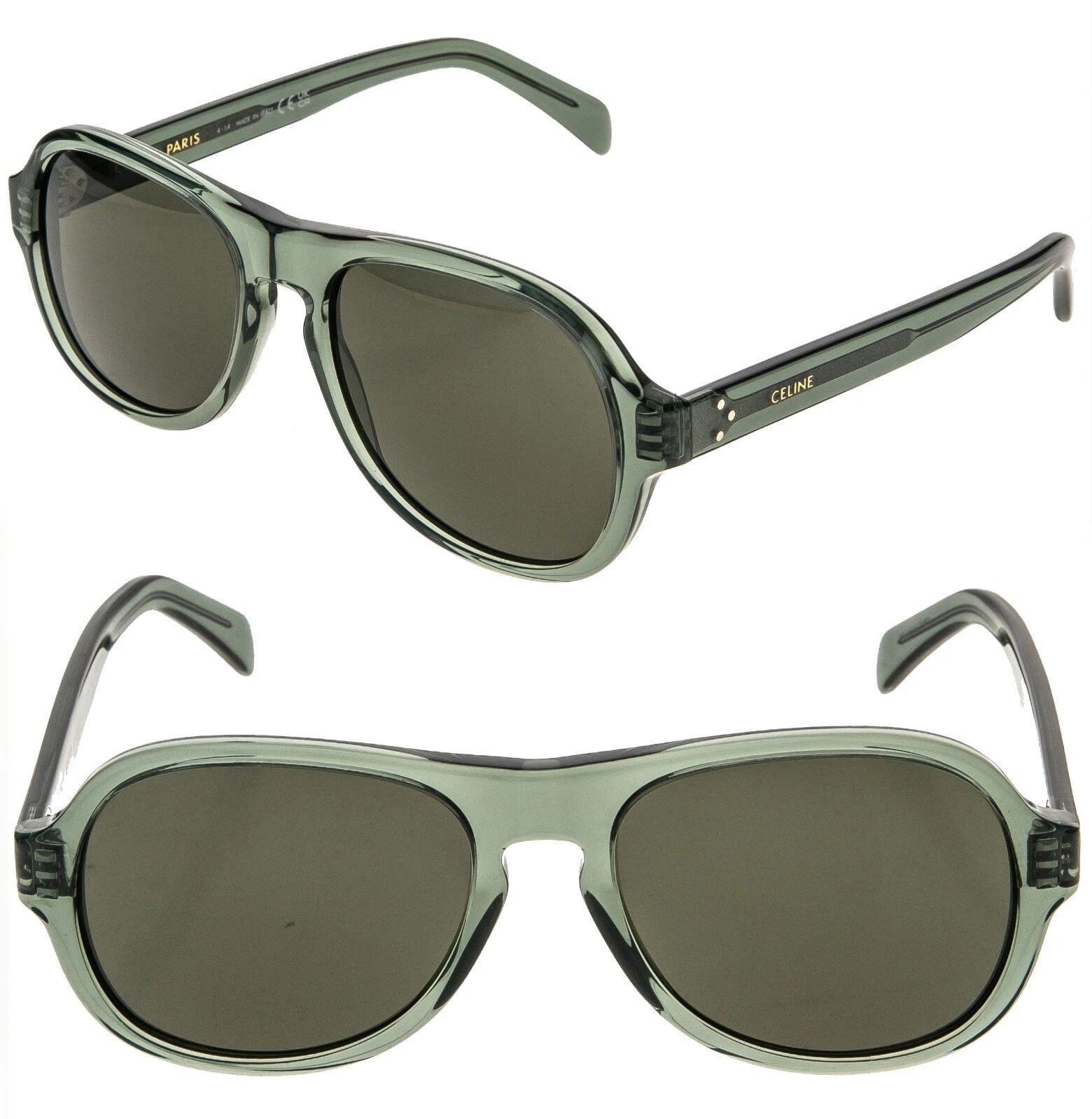 CELINE 40298 BOLD Dots Aviator Sunglasses CL40298I 93E