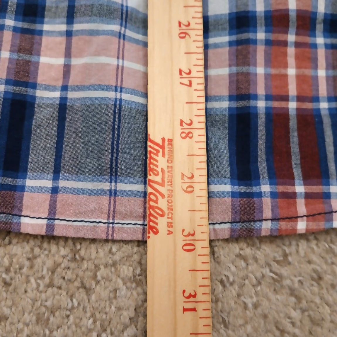 Weatherproof Weatherproof Mens Shirt L Blue Plaid Long Sleeve Button-Up Pockets Size US L / EU 52-54 / 3 - 7 Thumbnail