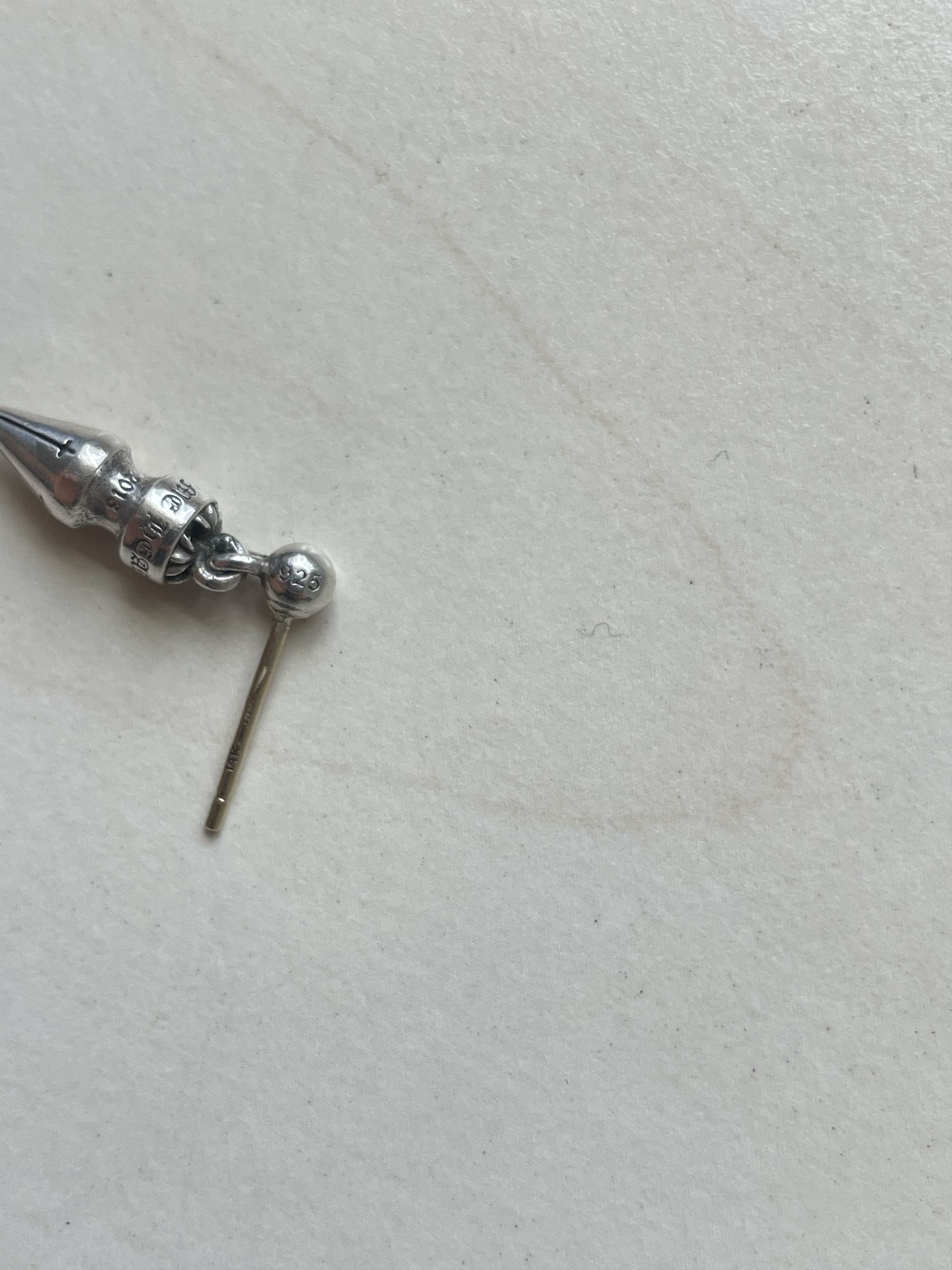 Chrome Hearts Chrome Hearts Spike Drop Earring Size ONE SIZE - 7 Thumbnail