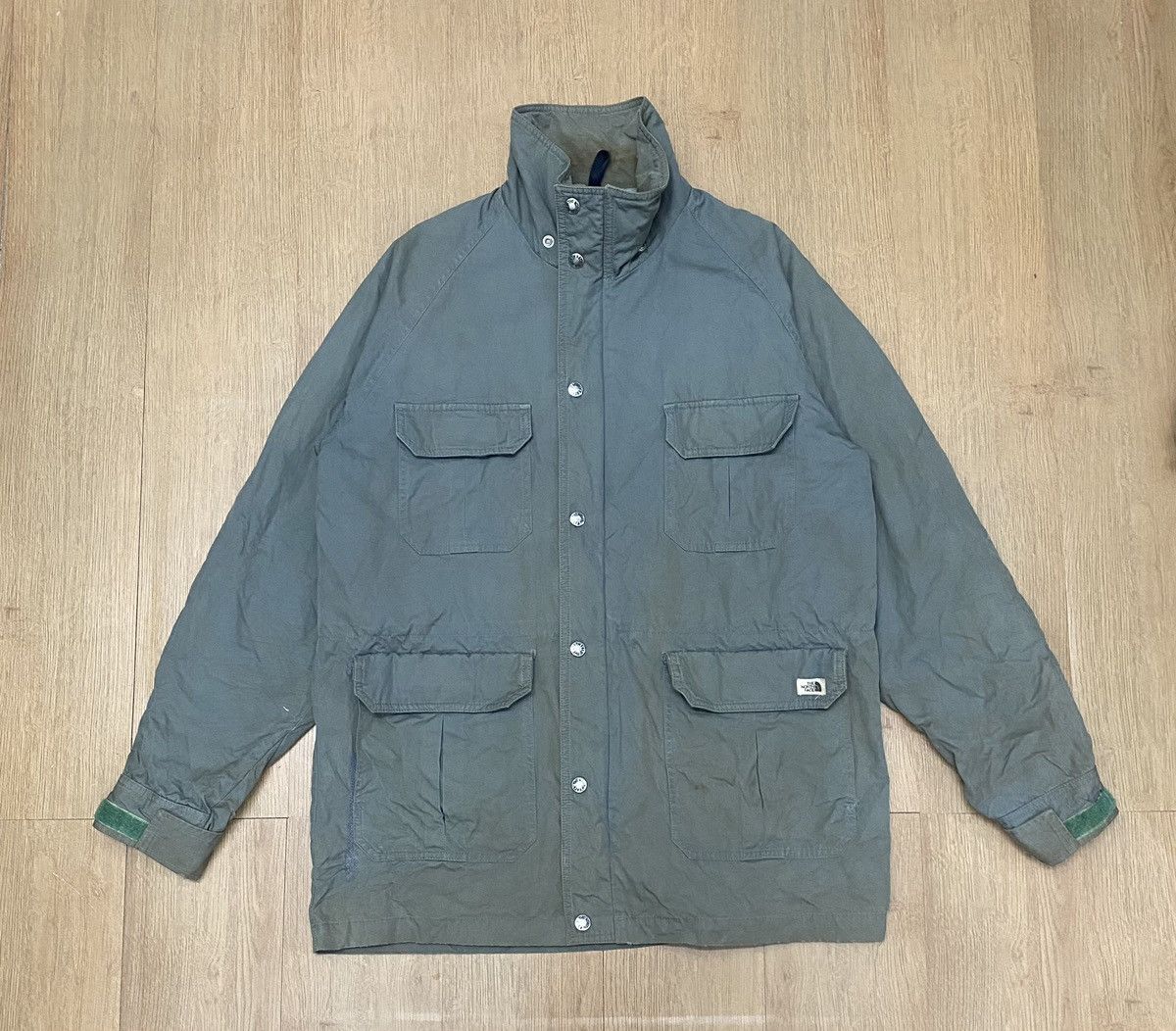image of Best Offervintage 80's The North Face Millitary Jacket in Army Green, Men's (Size Medium)