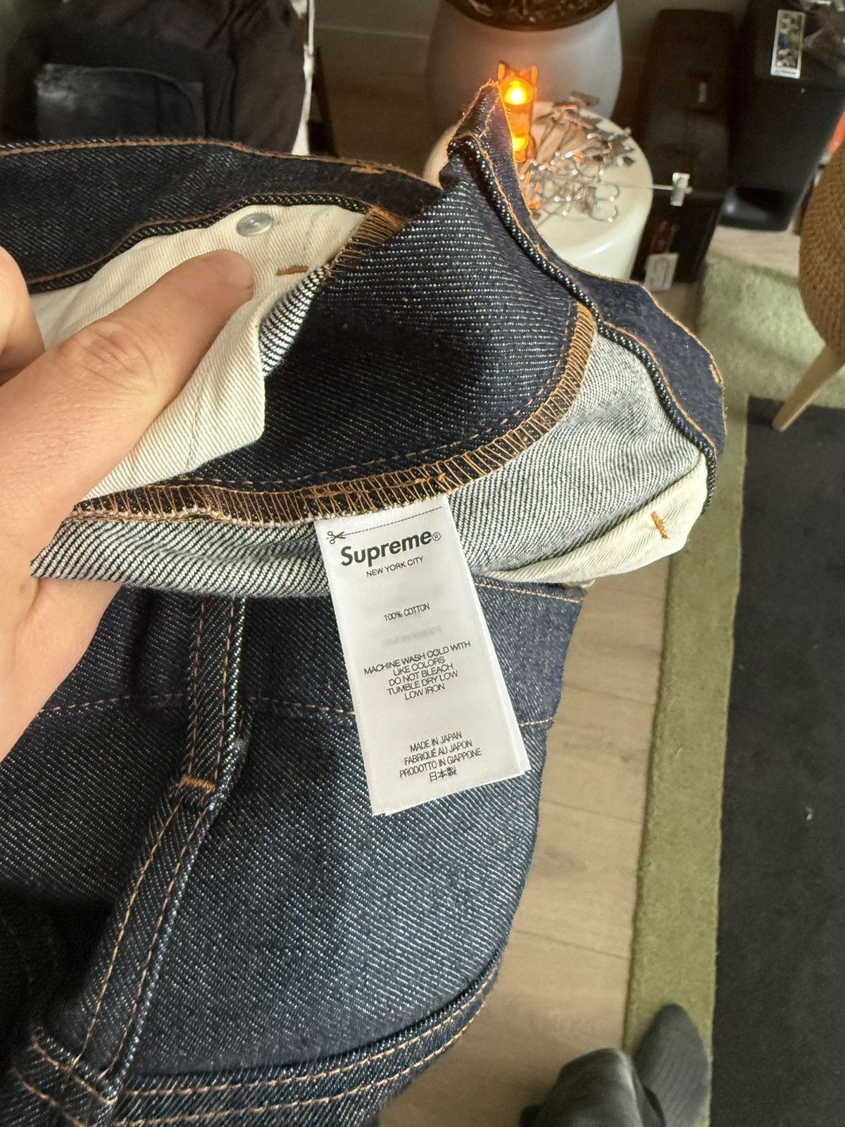 Supreme Supreme Selvedge Rigid Baggy Denim Size US 32 / EU 48 - 8 Thumbnail