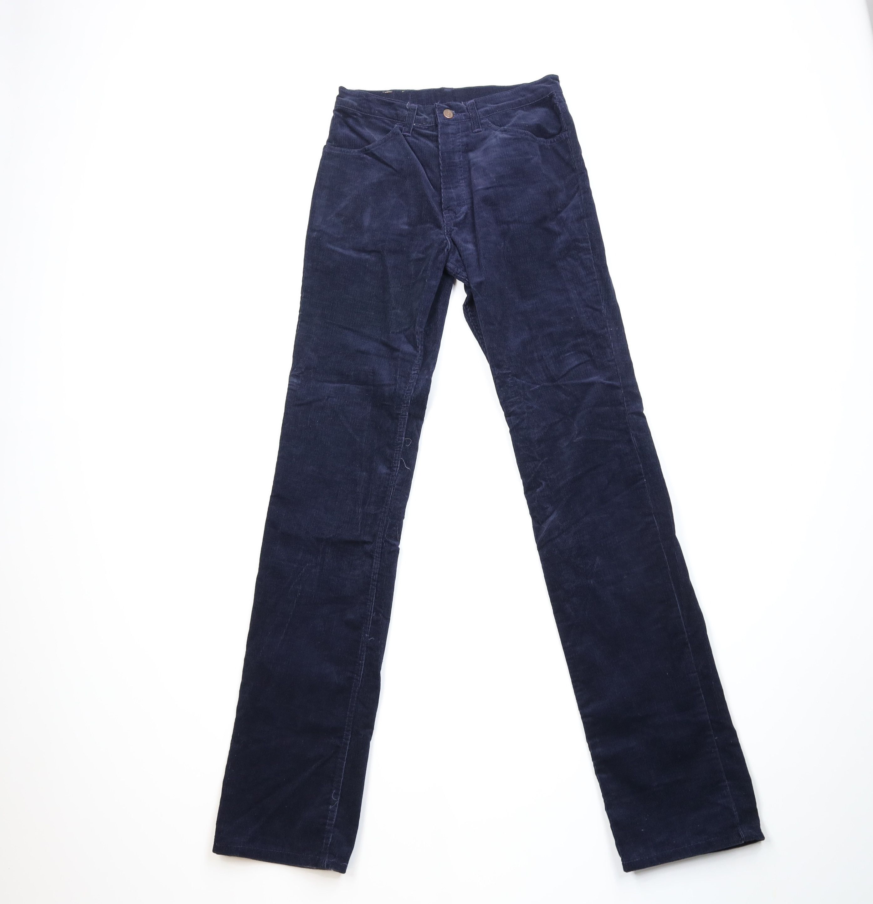 Gap Vintage 70s 80s Gap Straight Leg Corduroy Chino Pants Blue Size US 30 / EU 46 - 1 Thumbnail