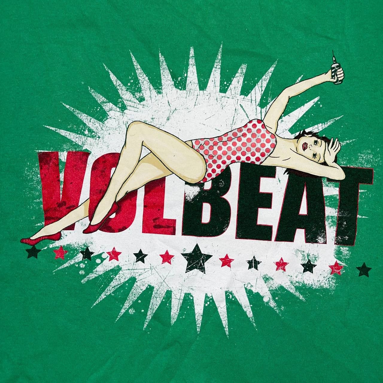 Vintage Volbeat Vintage T-Shirt XL Size Green Girl graphick Size US XL / EU 56 / 4 - 5 Thumbnail