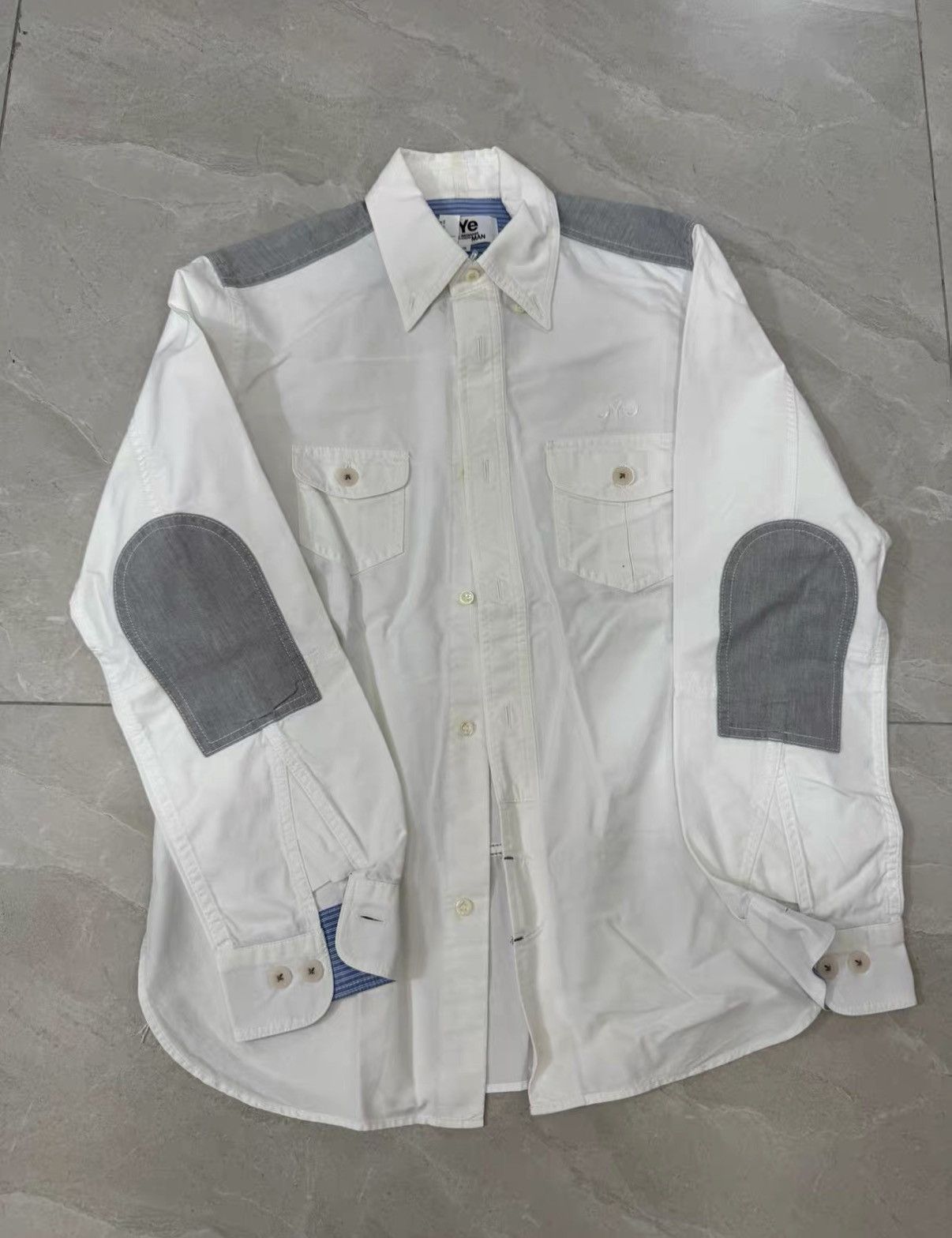 CDG by Comme des Garcons CDG Junya Watanabe Man Eye Patchwork Embroidered Shirt J34 Size US S / EU 44-46 / 1 - 1 Thumbnail