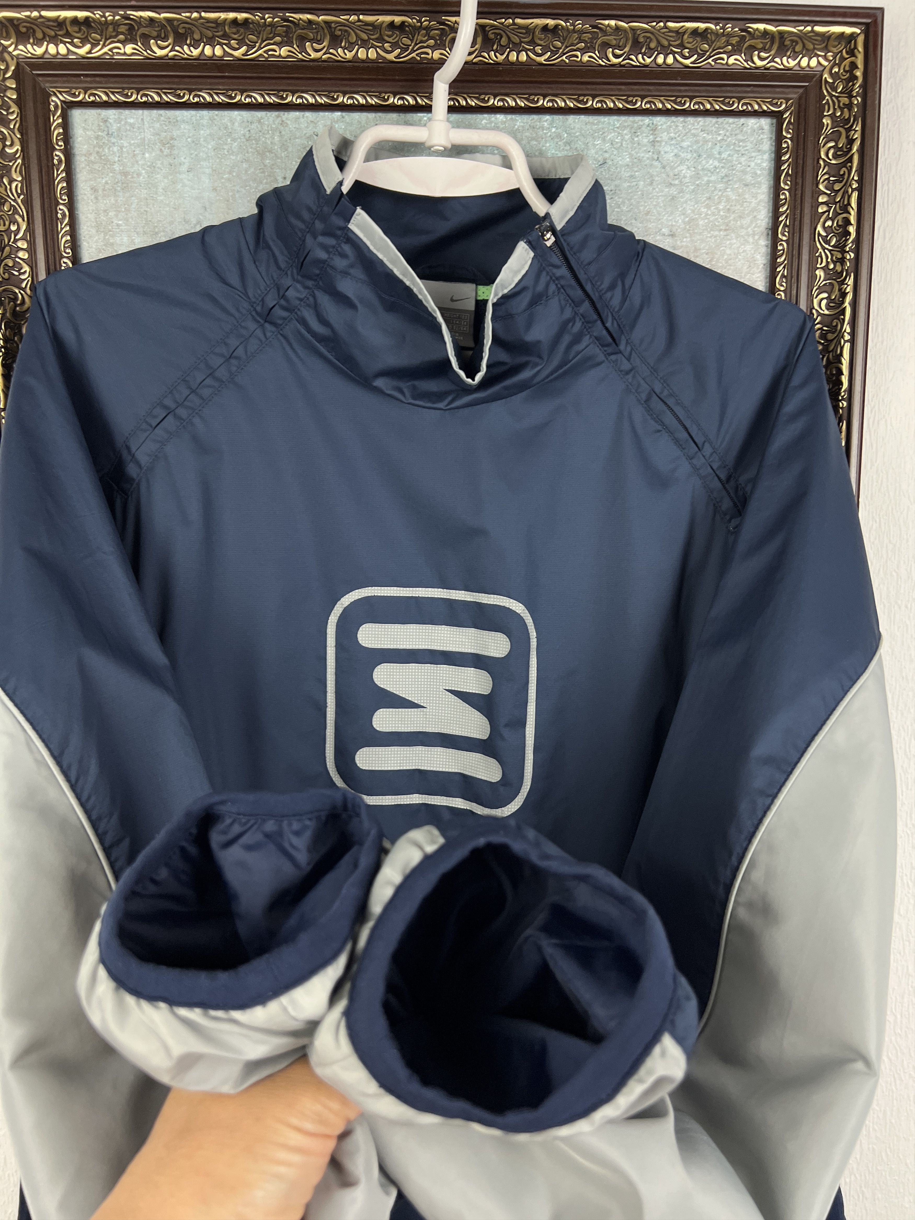 Nike Vintage 2000's Nike Shox Anorak Windbreaker Jacket Track Top Size US L / EU 52-54 / 3 - 6 Thumbnail