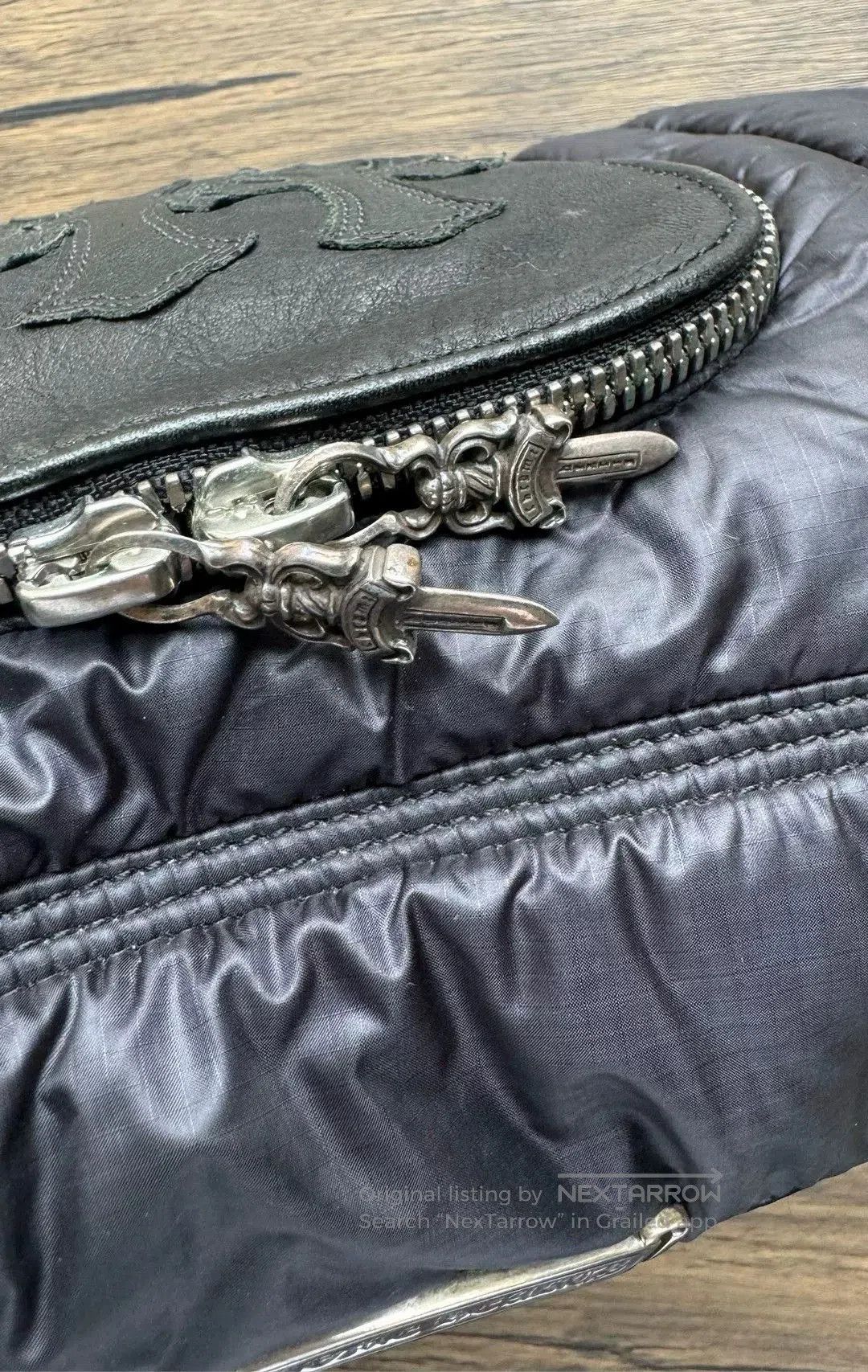 Chrome Hearts chrome hearts black nylon wash bag. Size ONE SIZE - 6 Thumbnail