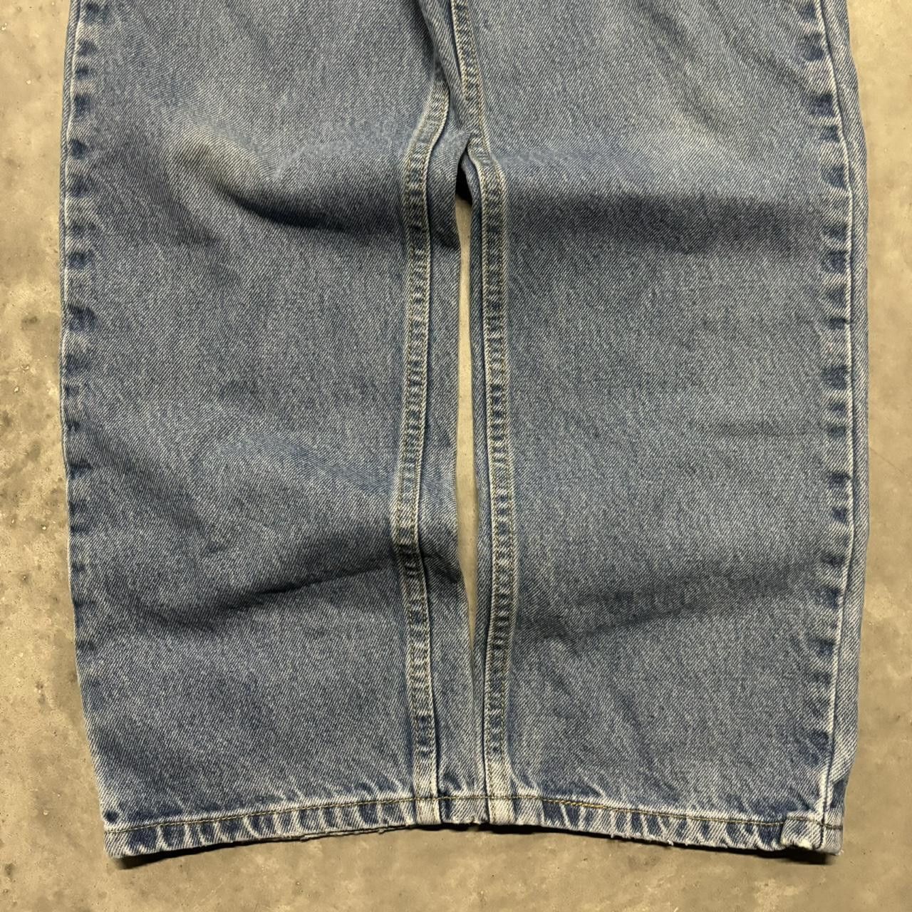 Japanese Brand × Vintage Crazy Vintage Y2K/2000s Grunge Medium Wash Essential Denim Jeans! Size US 32 / EU 48 - 6 Thumbnail