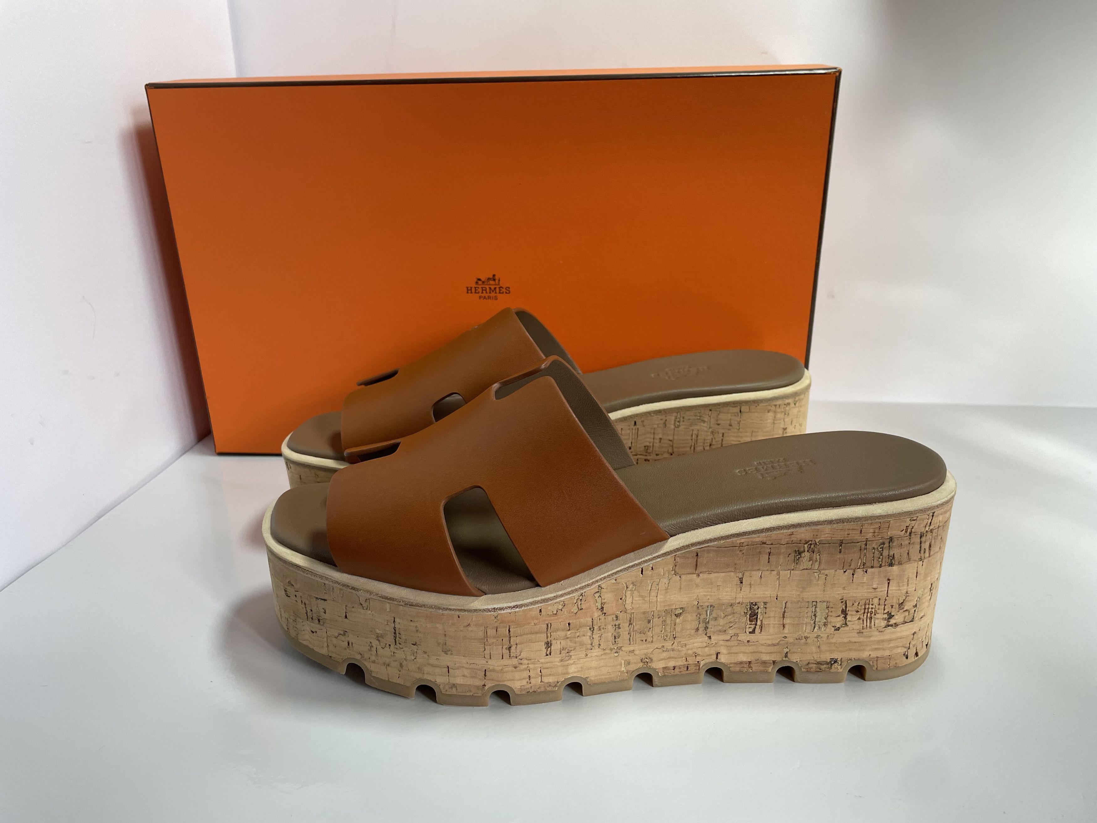 Hermes HERMES Eze 30 Sandal Platform Size US 10 / IT 40 - 1 Thumbnail