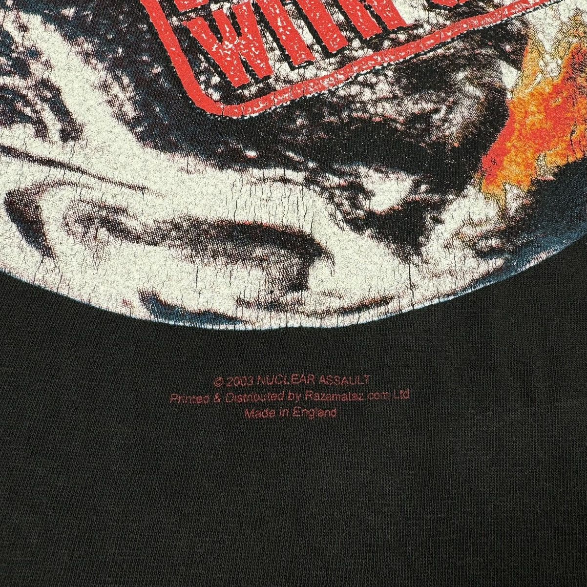 Band Tees Vintage 2003 Nuclear Assault ‘Handle with Care’ Euro T Shirt Size US XL / EU 56 / 4 - 5 Thumbnail