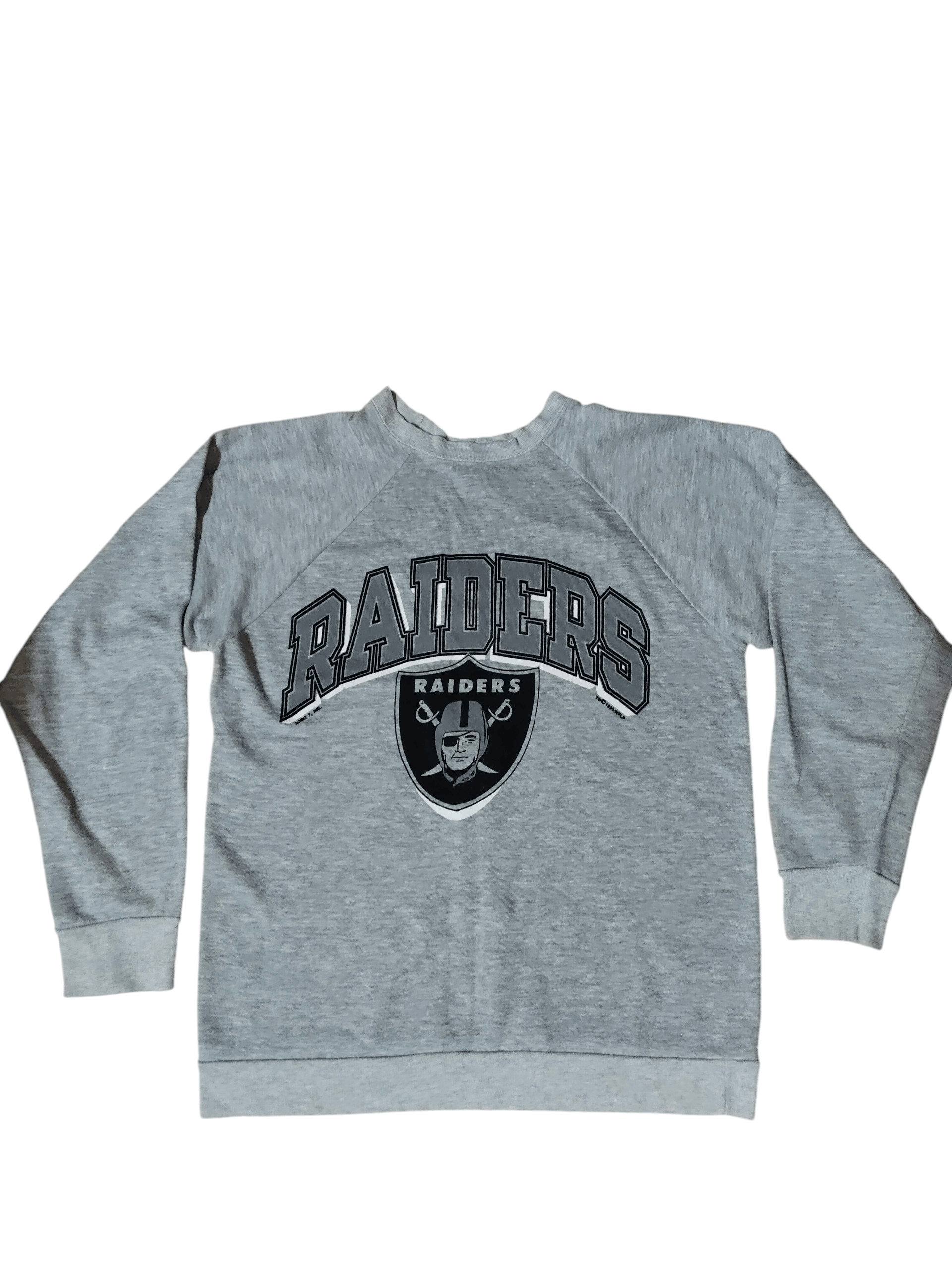 NFL Vintage 90' NFL RAIDERS Sweatshirt Size US M / EU 48-50 / 2 - 1 Thumbnail