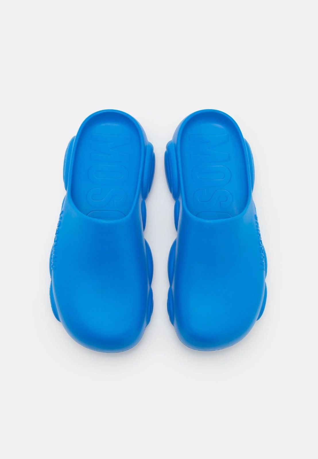 Moschino !DS! SS23 Moschino Cobalto Blue Gummy Bear Mules Size US 10.5 / EU 43-44 - 4 Thumbnail