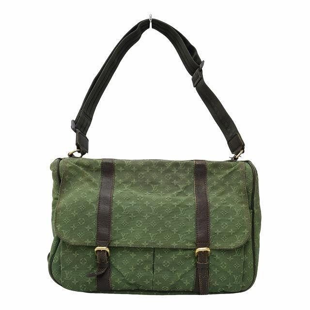 Louis Vuitton Vi0093 Monogram Mini Sac Maman Shoulder Bag in Green, Women's