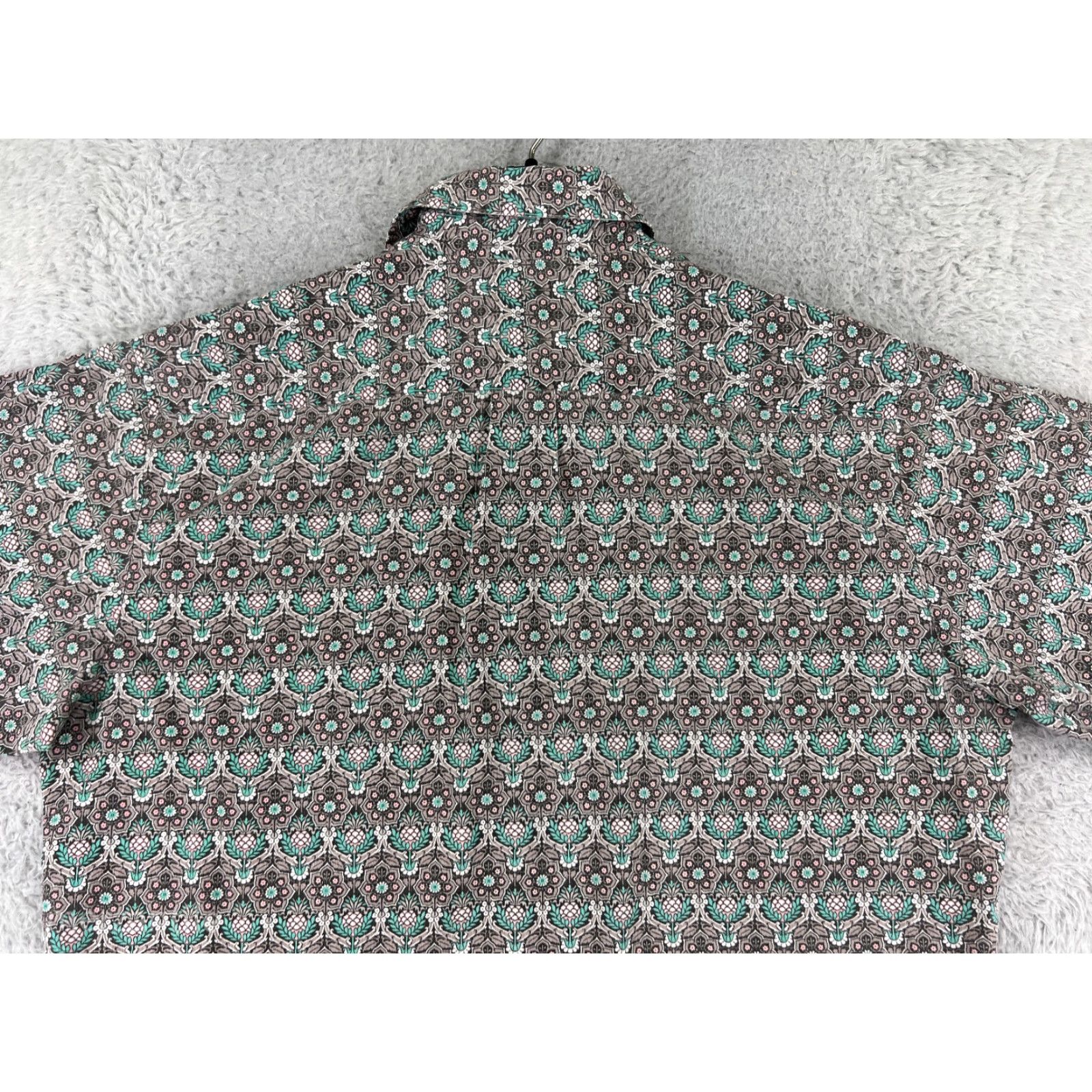 Vintage Kai Nani Polo Shirt Men XL Gray Hawaiian Pineapple Print Shirt Polo Men XL Gray Hawaiian Size US XL / EU 56 / 4 - 4 Thumbnail
