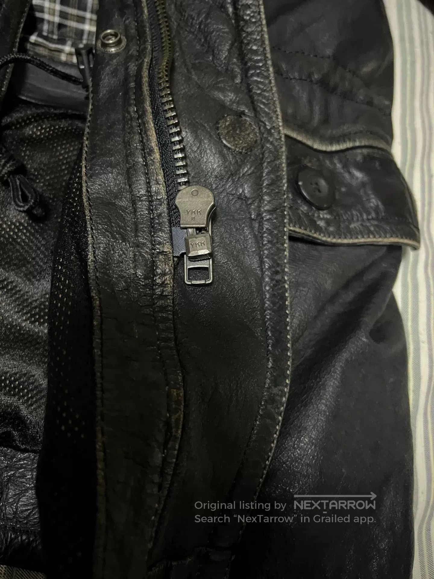 Vintage Vintage Black Leather Jacket by NobleHouse. Size US XXL / EU 58 / 5 - 7 Thumbnail