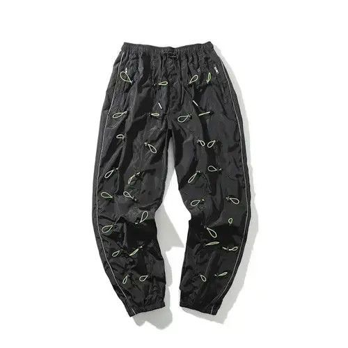 VIBE Bungee Cord Black Pants Sweatpants Joggers Size US 32 / EU 48 - 1 Thumbnail