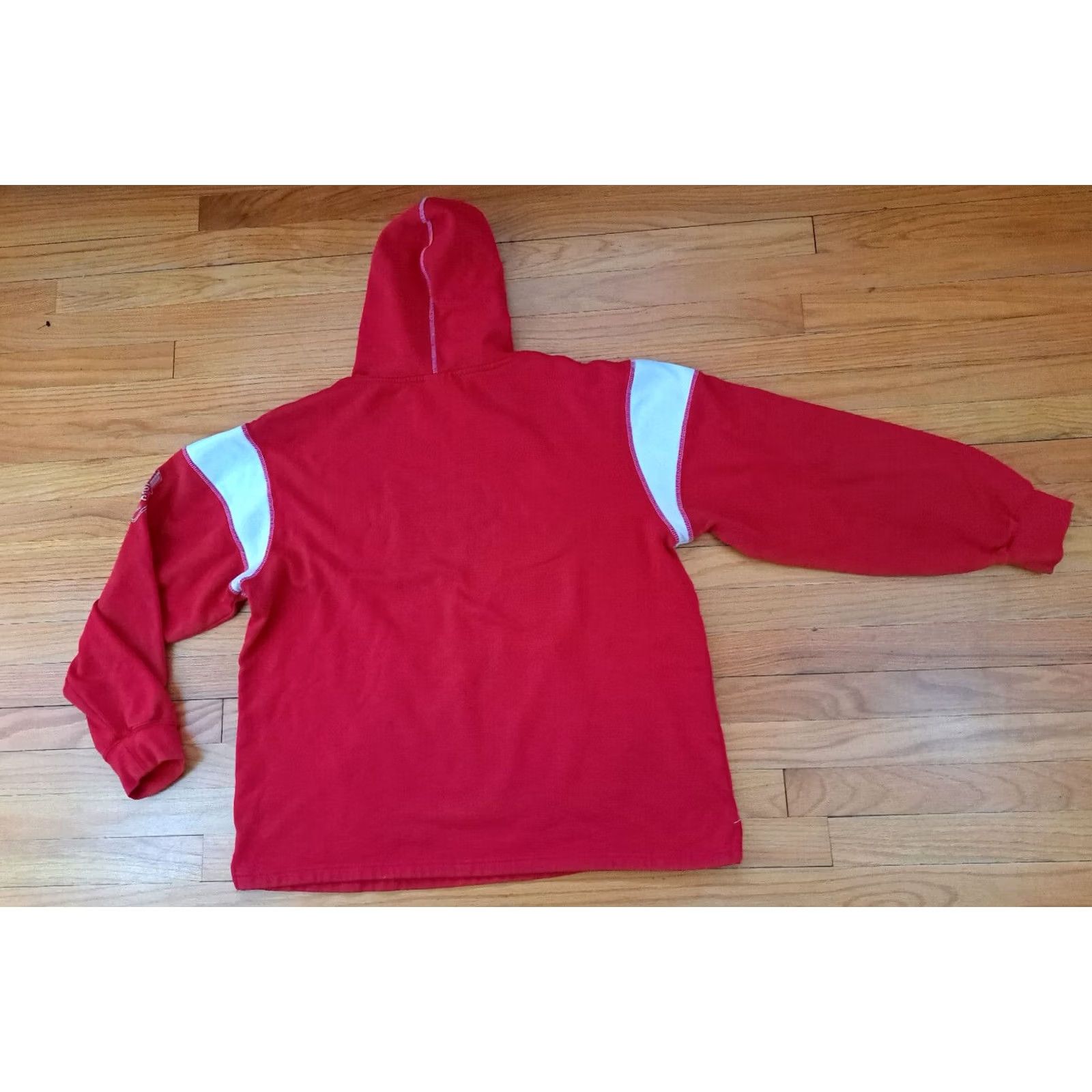 NHL VINTAGE Detroit Red Wings Pullover Hoodie XL Unisex Adults Red 2014 The Big House NHL Shirt/ Hoodie Size US XL / EU 56 / 4 - 6 Thumbnail